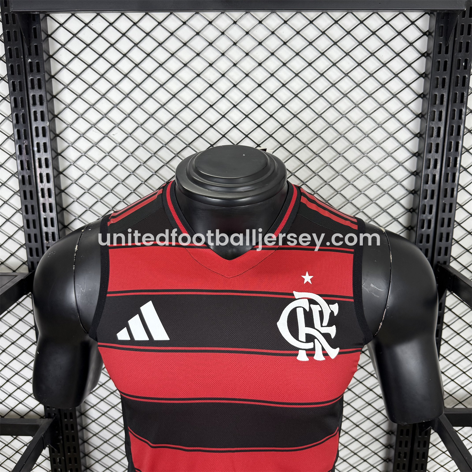 unitedfutballjersey-Flamengo 25-26 Home Unsponsored Vest - Player Version