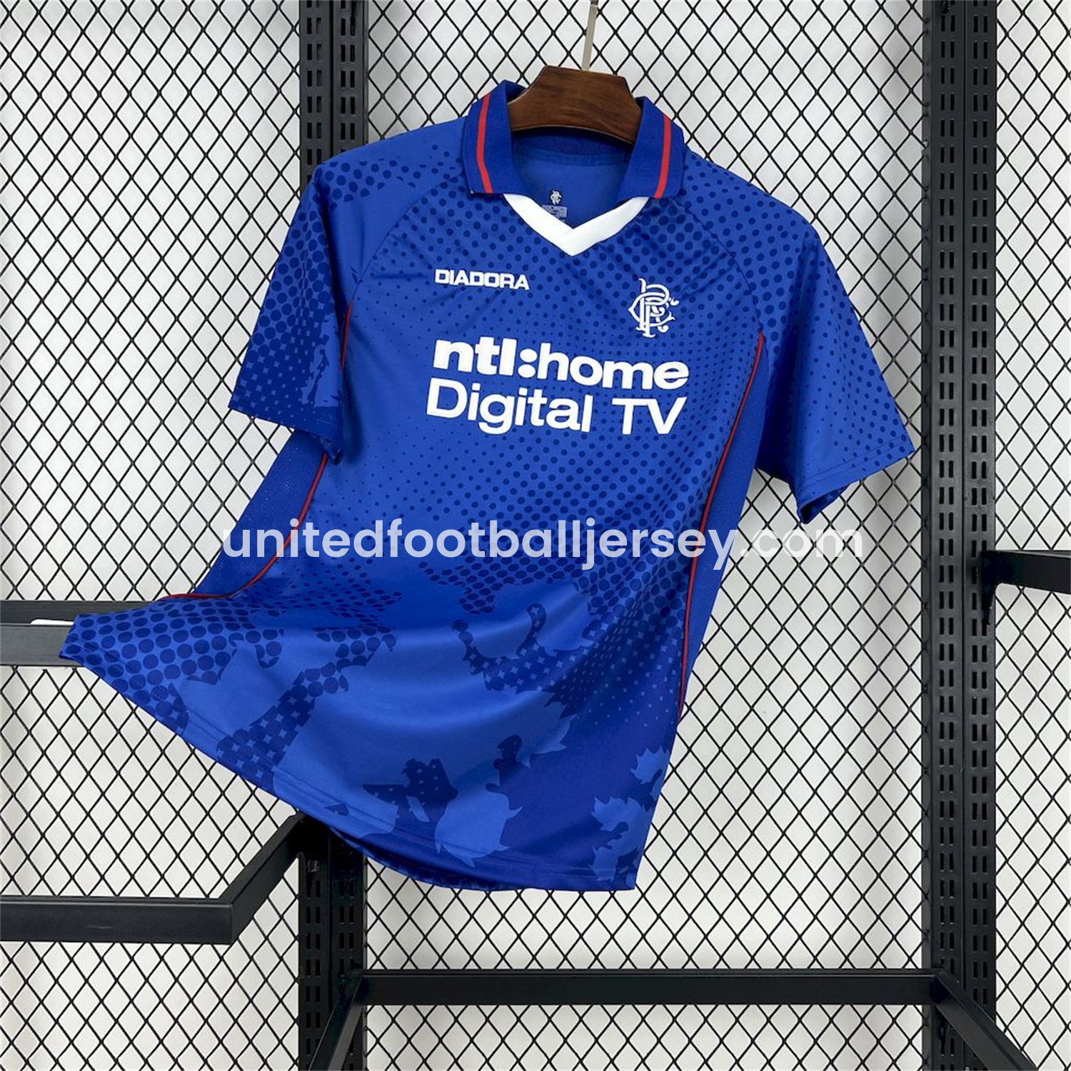 unitedfutballjersey-Retro Glasgow Rangers 2002-03 Home Jersey