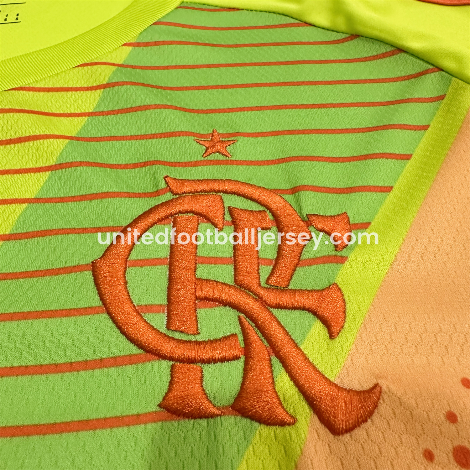unitedfutballjersey-Flamengo 25-26 Yellow Green Goalkeeper Jersey - Fans Version