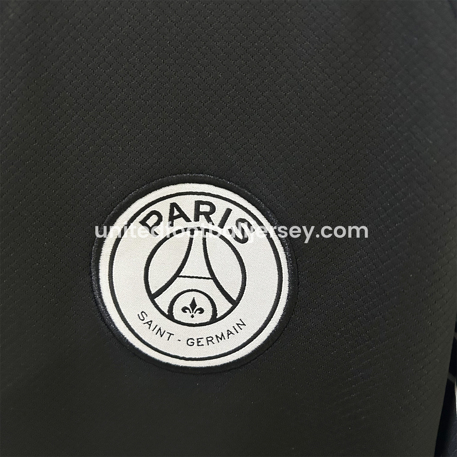 unitedfutballjersey-Paris Saint-Germain PSG 24-25 Fourth Black Jersey - Fans Version