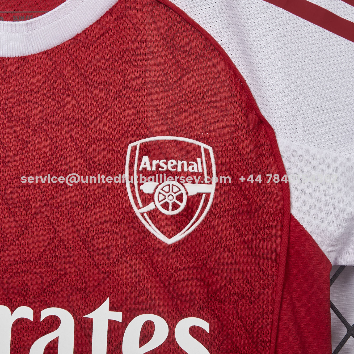 unitedfutballjersey-Arsenal 25-26 Home Kids Kit - Player Version