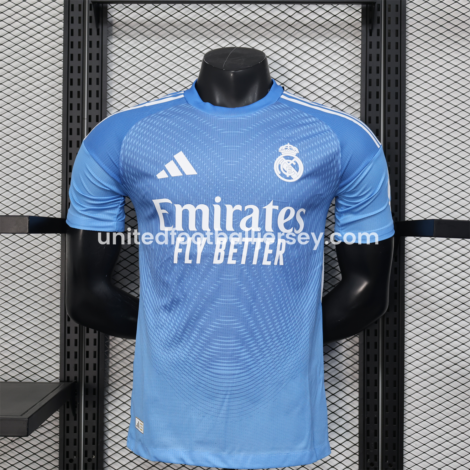unitedfutballjersey-Real Madrid 25-26 Blue Goalkeeper Jersey - Player Version