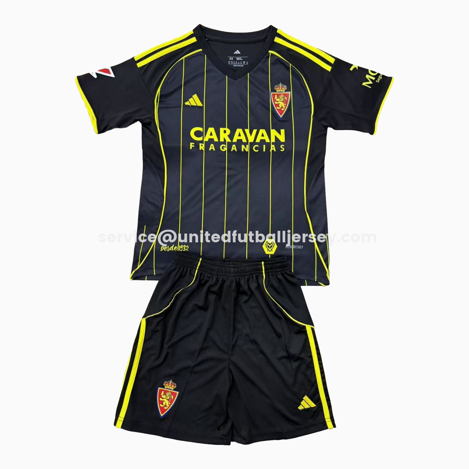 unitedfutballjersey-Real Zaragoza 25-26 Away Men's Adult Jersey Set - Fans Version