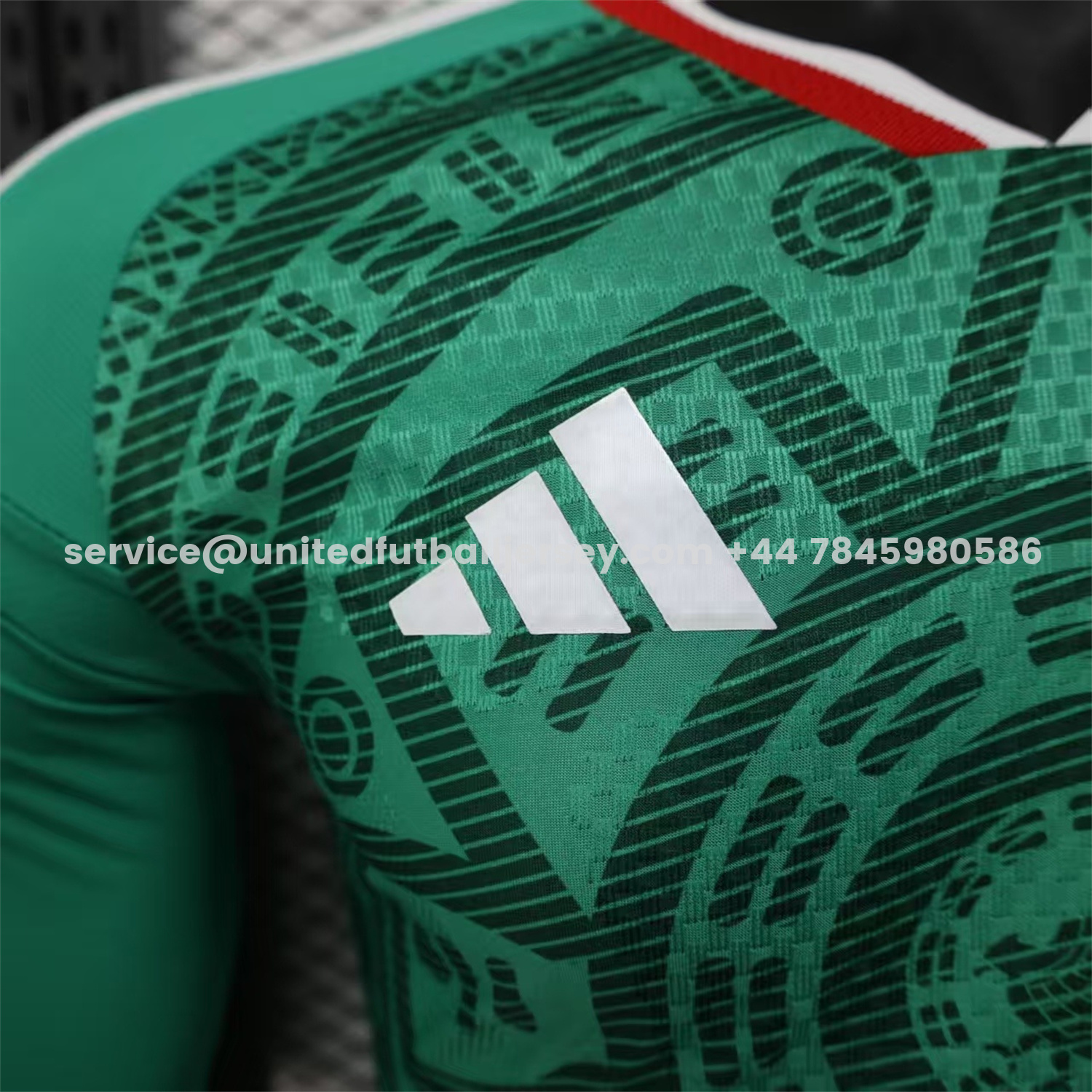unitedfutballjersey-Mexico 2026 Home Long Sleeves Jersey - Player Version