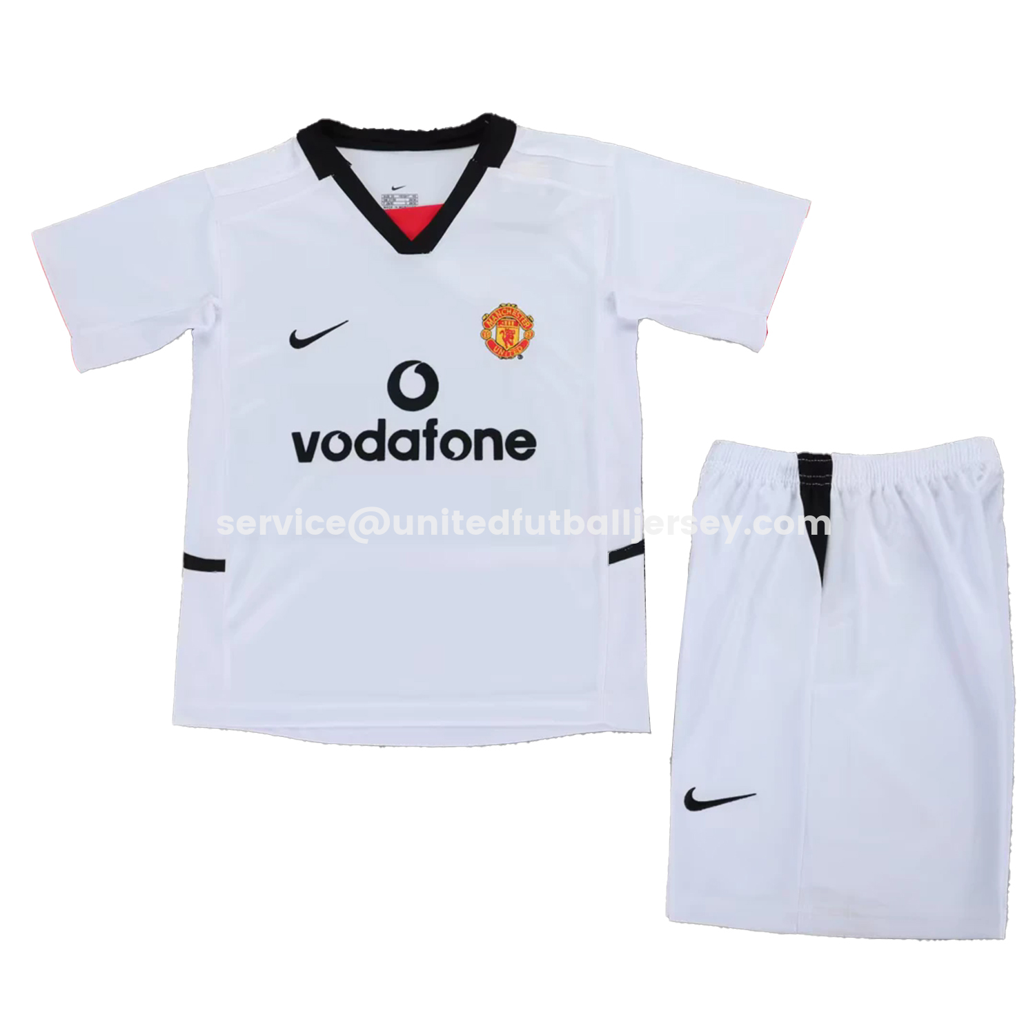 unitedfutballjersey-Retro Manchester United 2002-03 Away Kids Kit