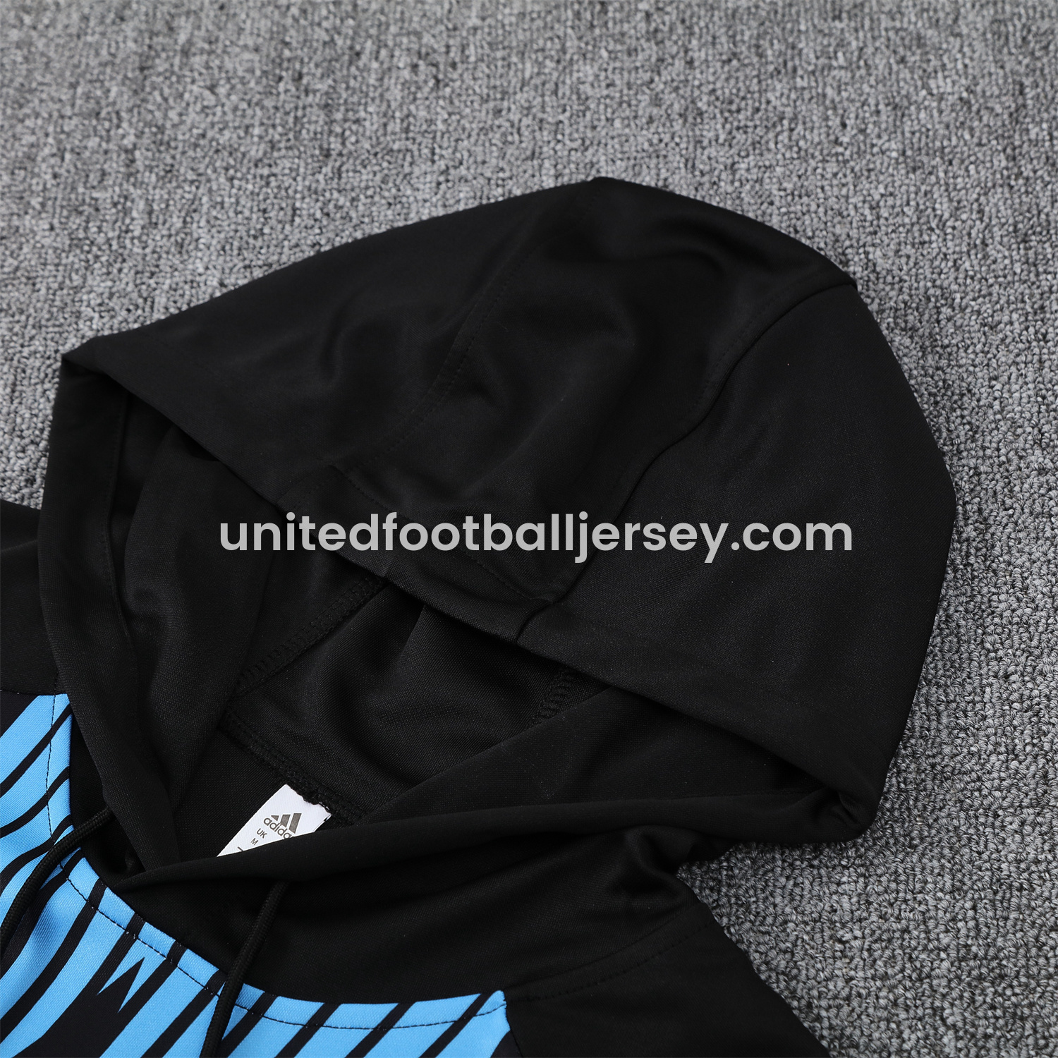 unitedfutballjersey-Argentina 24-25 Three-Stars Training Hoodie Set - Black Top and Pants