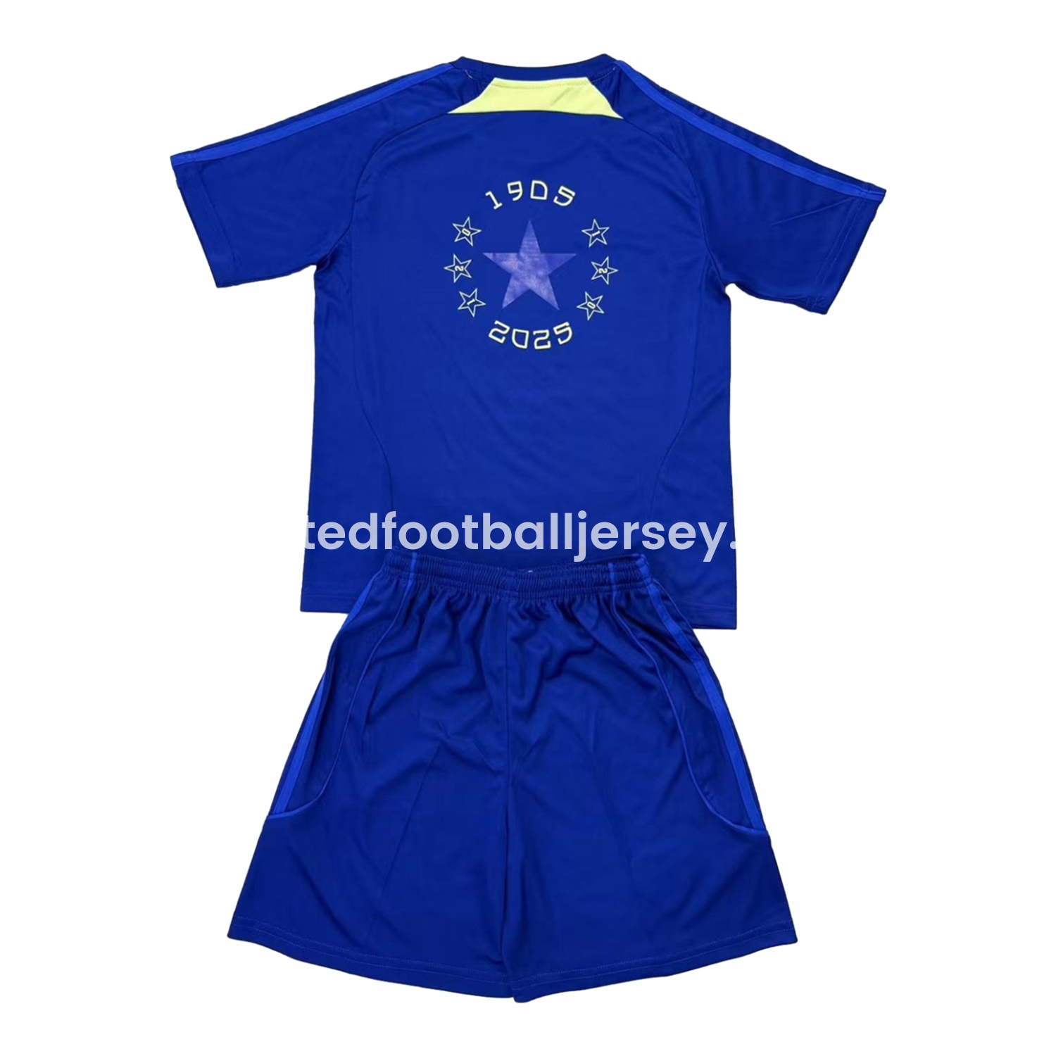 unitedfutballjersey-Boca Juniors 25-26 Urban Purist Throwback Blue Kids Kit