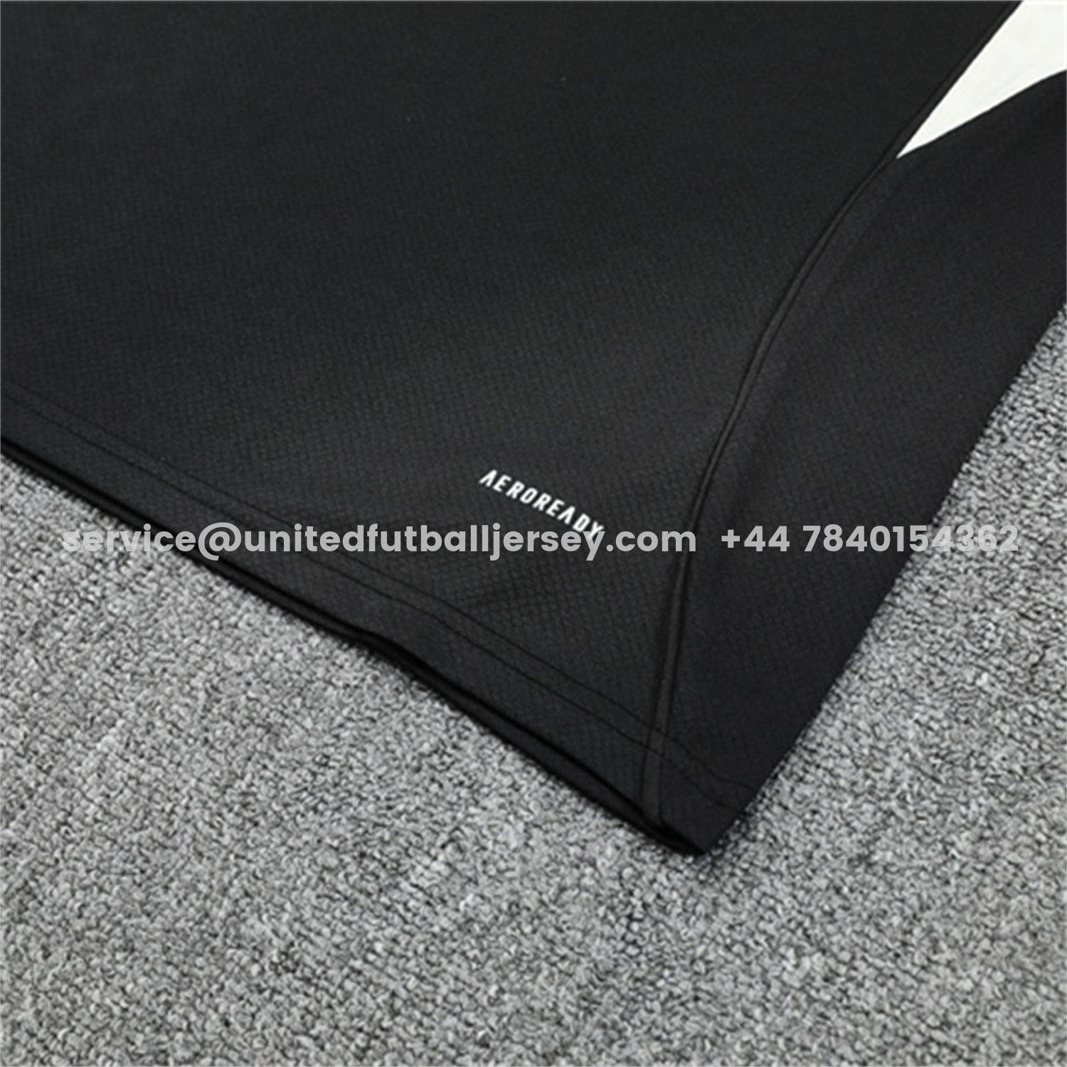 unitedfutballjersey-Liver.pool 25-26 Short-Sleeve Training Set - Black Top & Black Shorts