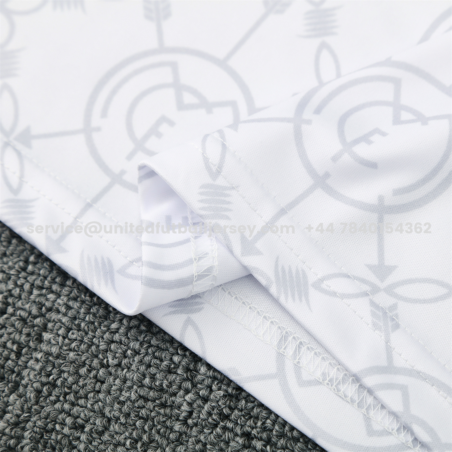 unitedfutballjersey-Real Madrid 25-26 Vest Training Set - Blue Edge White Vest & Black Shorts