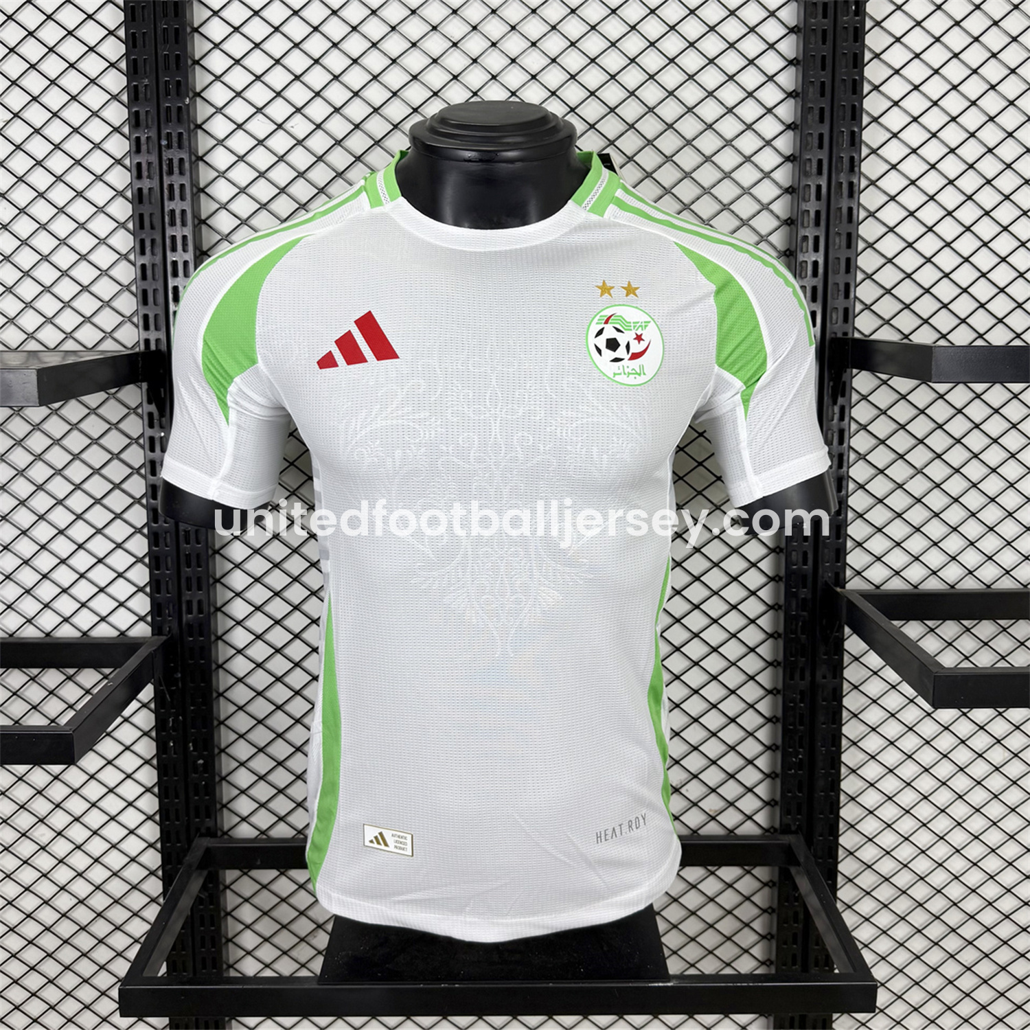 unitedfutballjersey-Algeria 2024-25 Home Jersey - Player Version