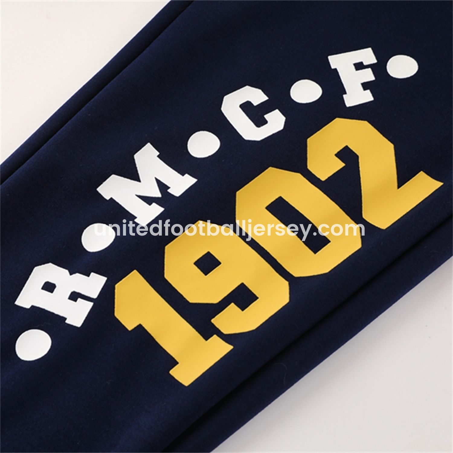 unitedfutballjersey-Real Madrid 25-26 Originals Varsity Hoodie Set - Deep Blue Hoodie and Pants