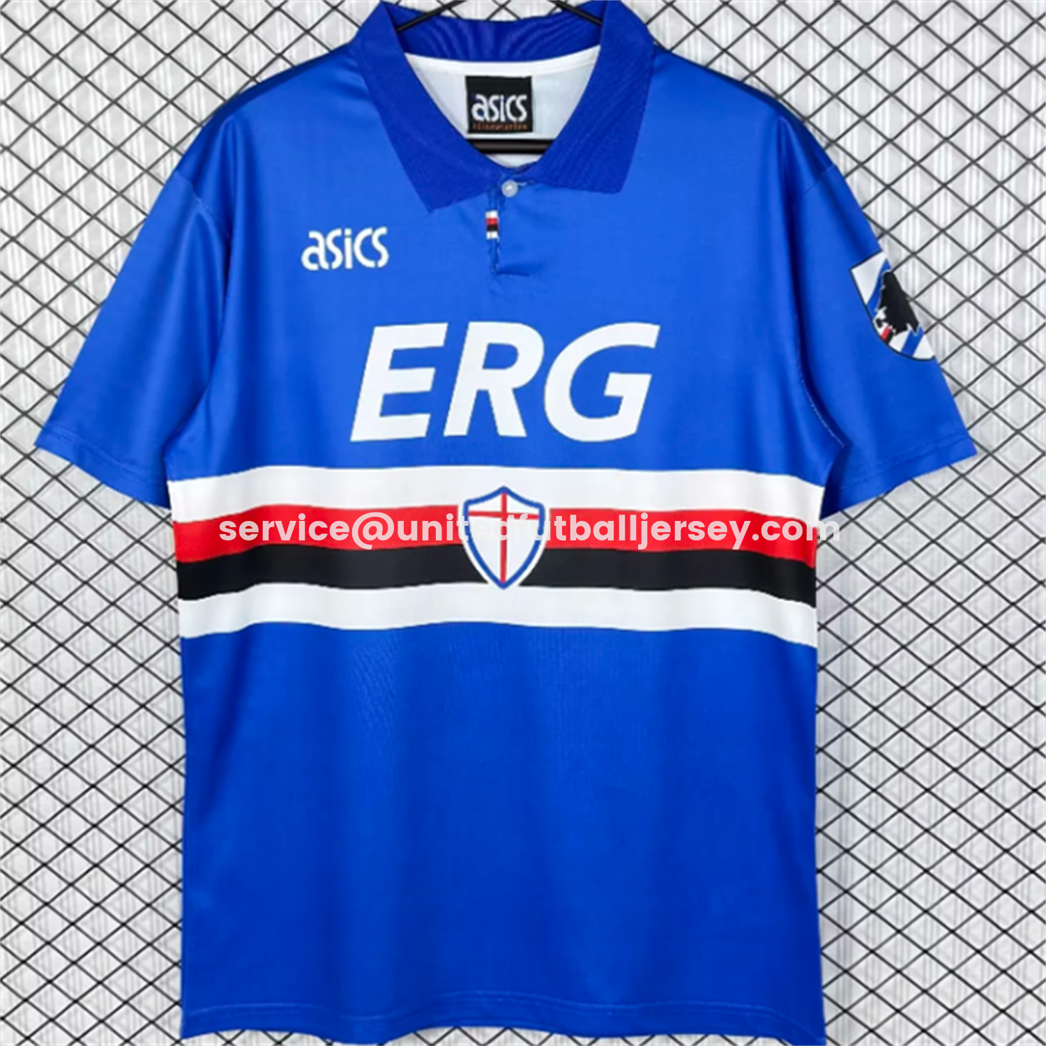 unitedfutballjersey-Retro Sampdoria 1993-94 Home Jersey