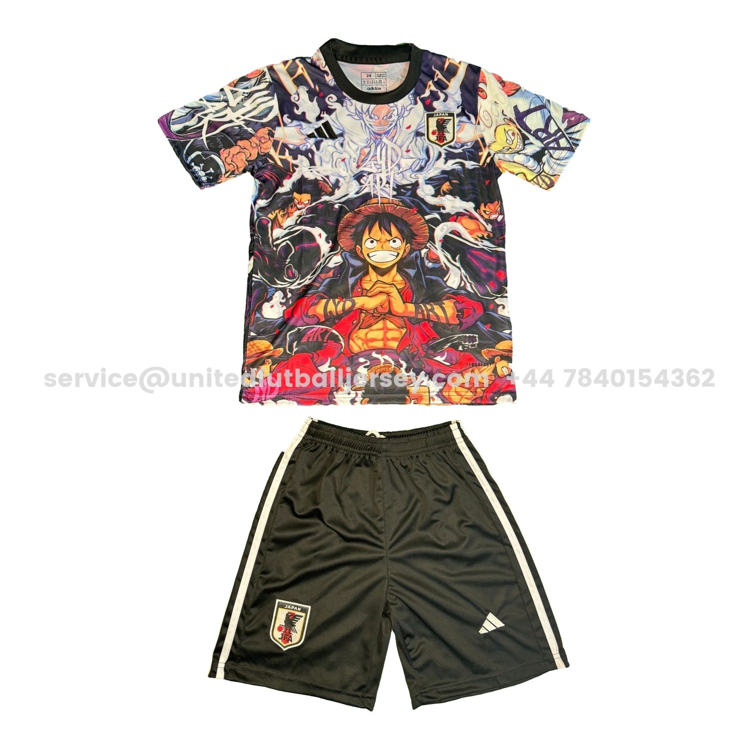 unitedfutballjersey-Japan 25-26 Luffy And Nika Special Kids Kit