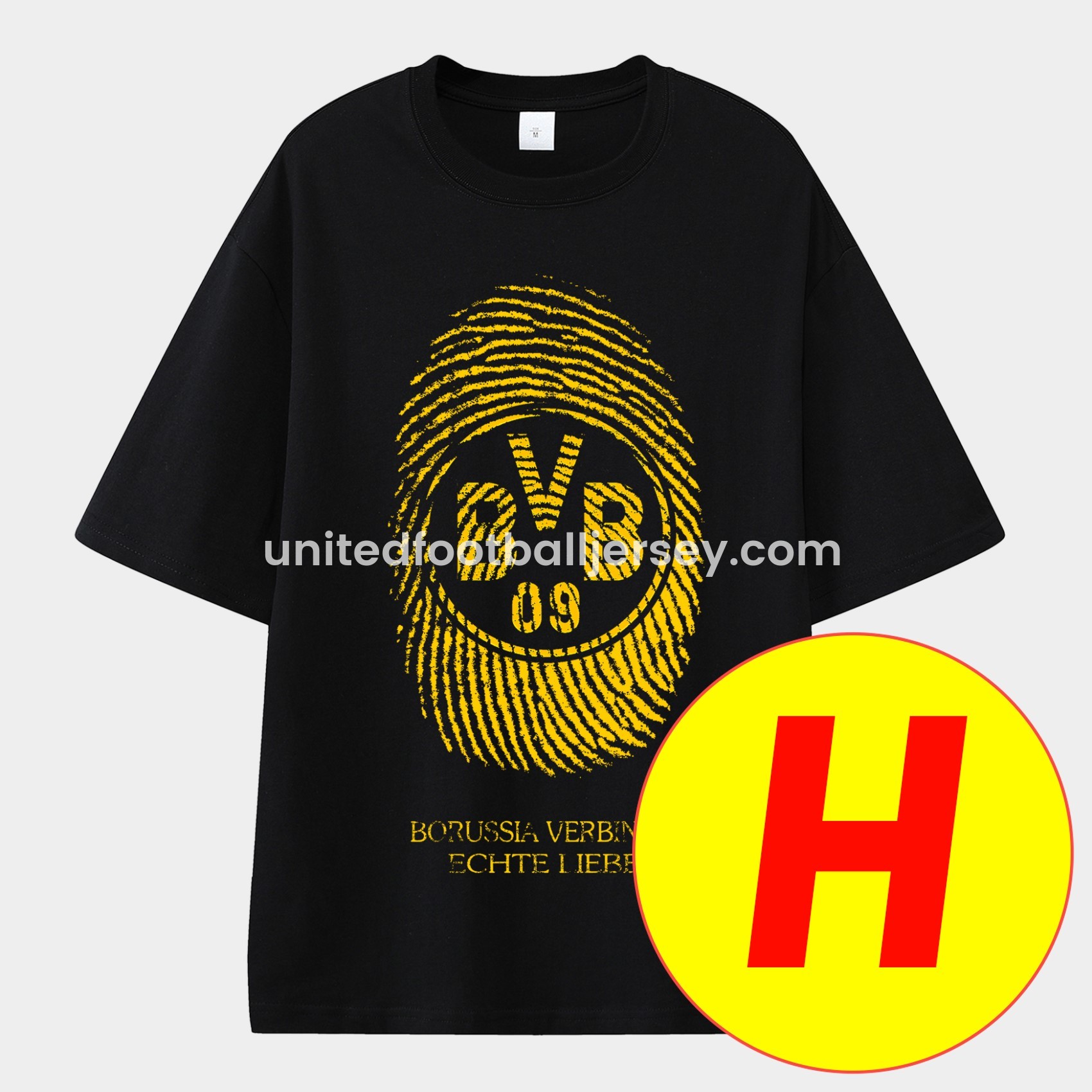 unitedfutballjersey-Dortmund Unisex Pure Cotton T-shirt