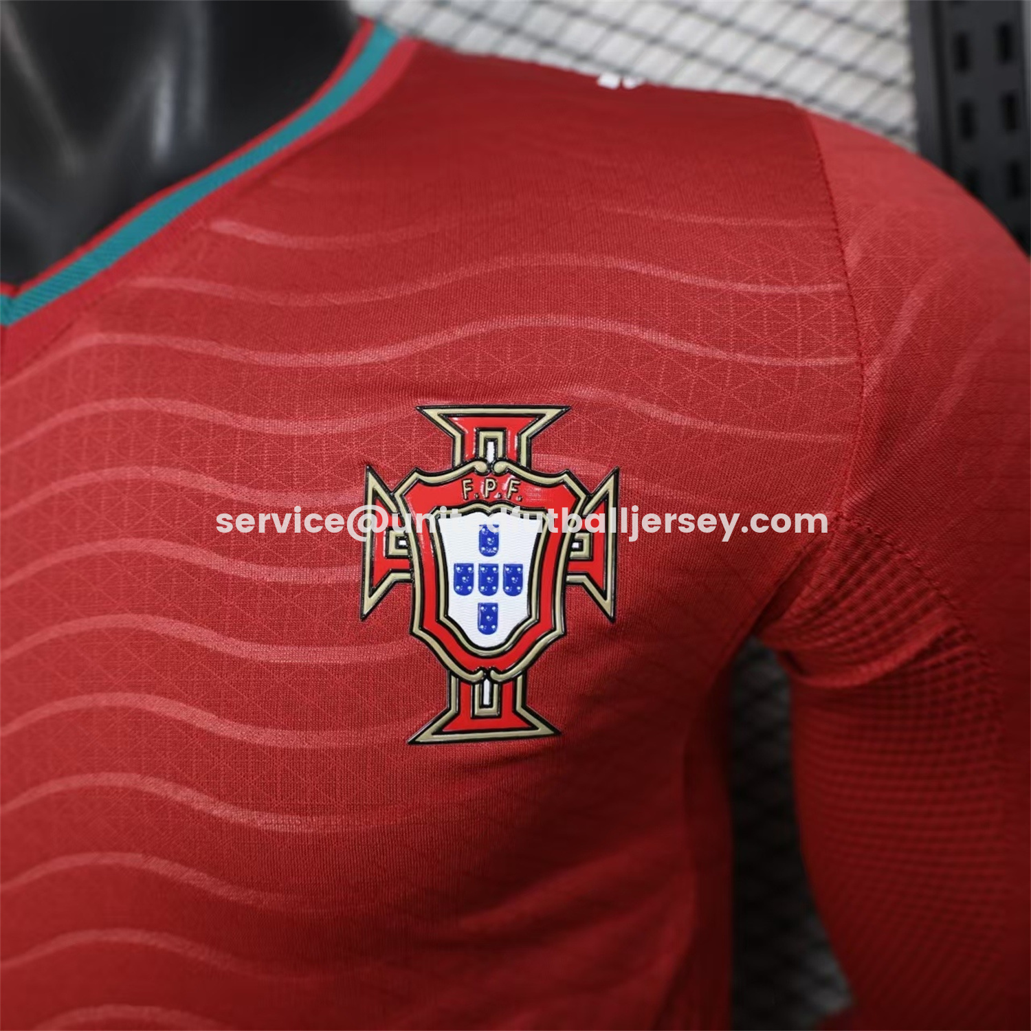 unitedfutballjersey-Portugal 2026 Home Long Sleeves Jersey - Player Version