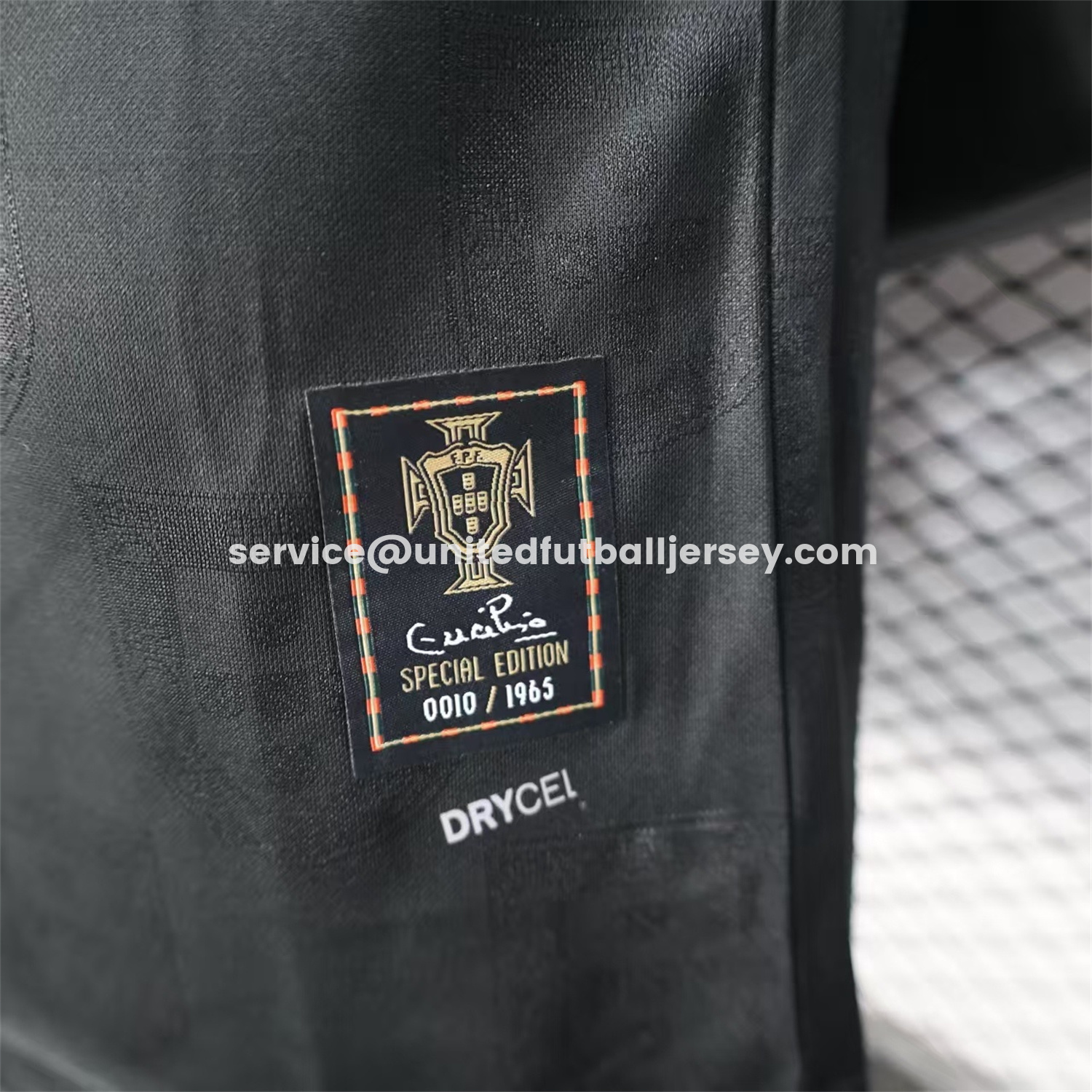 unitedfutballjersey-Portugal 2026 Away Black Jersey - Player Version