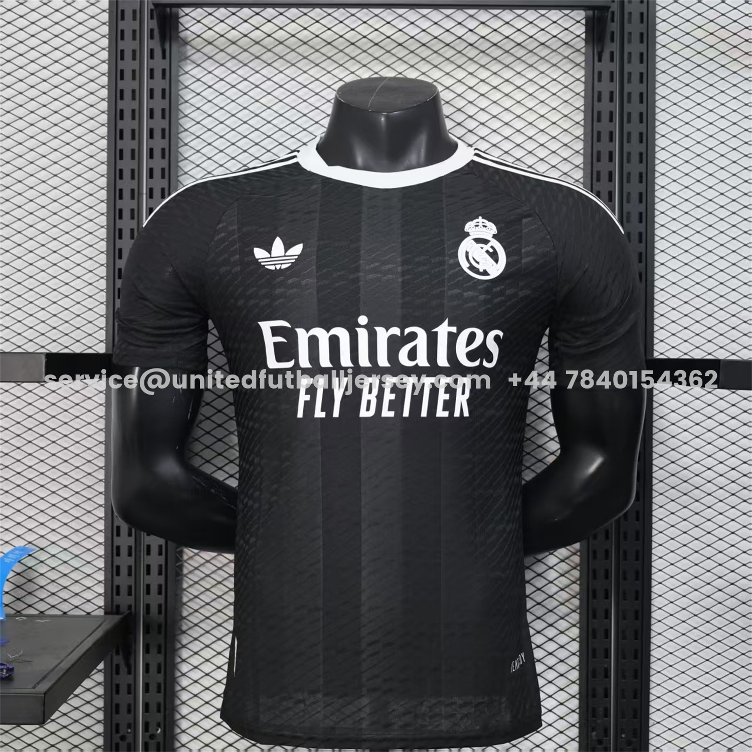unitedfutballjersey-Real Madrid 25-26 Black Terrace Goalkeeper Jersey - Player Version