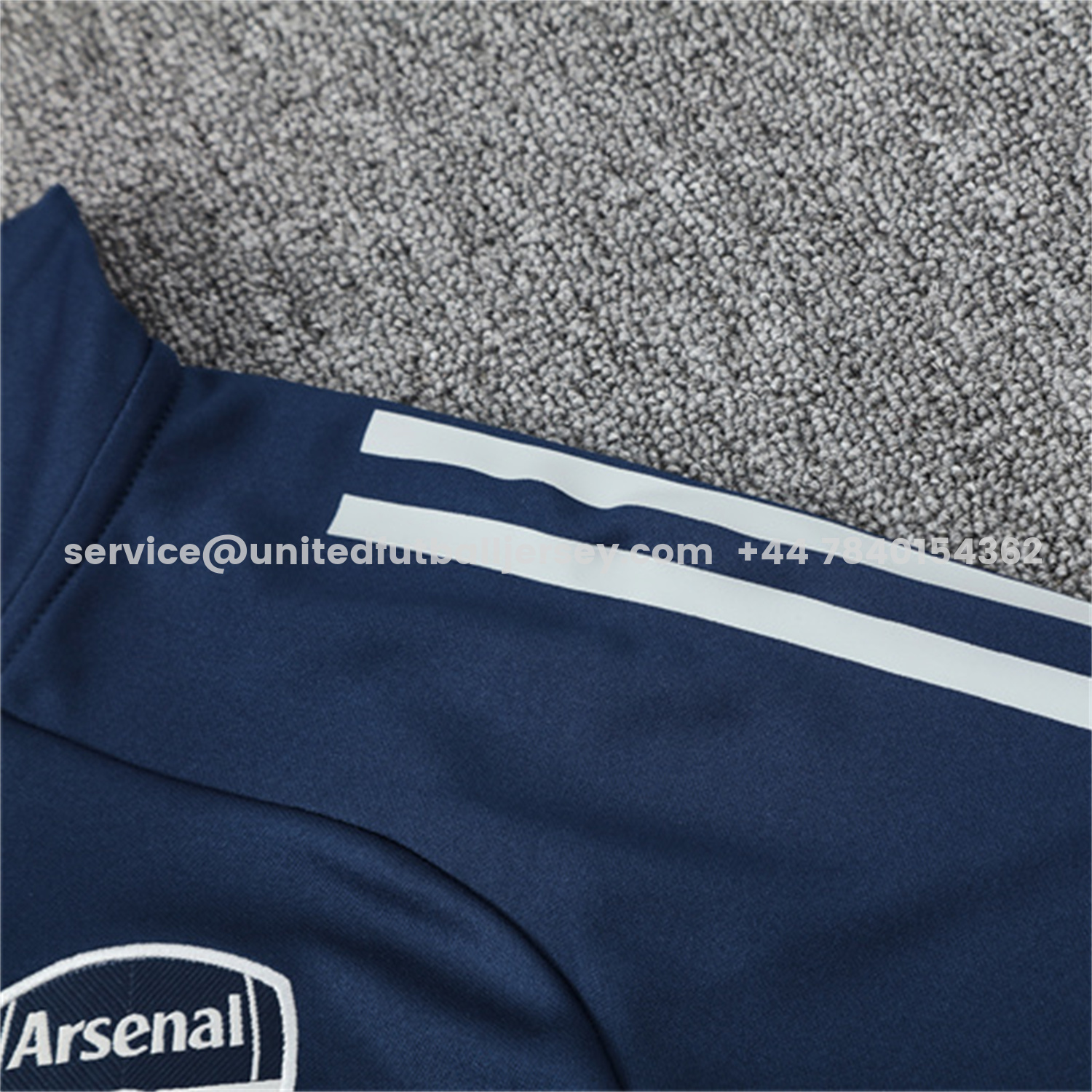 unitedfutballjersey-Arsenal 25-26 Long Sleeve Training Set - Royal Blue Top & Royal Blue Pants