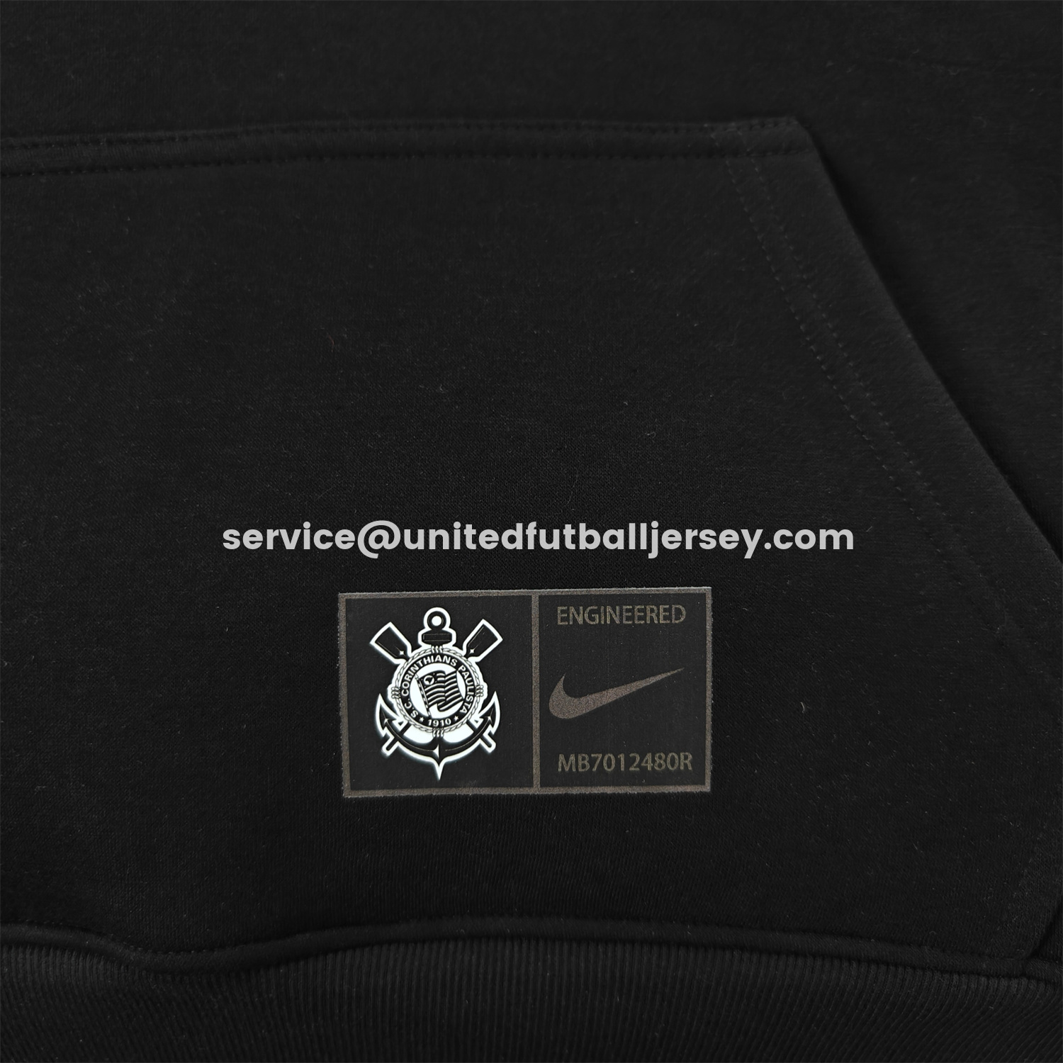 unitedfutballjersey-Corinthians 25-26 Home Unisex Pullover Hoodie