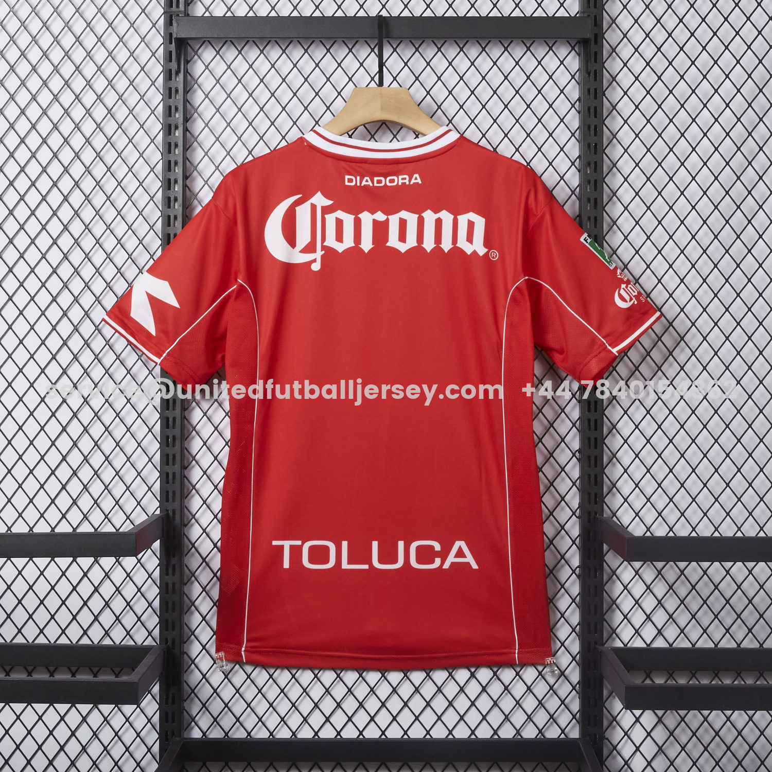 unitedfutballjersey-Retro Toluca 1998-99 Home Red Jersey