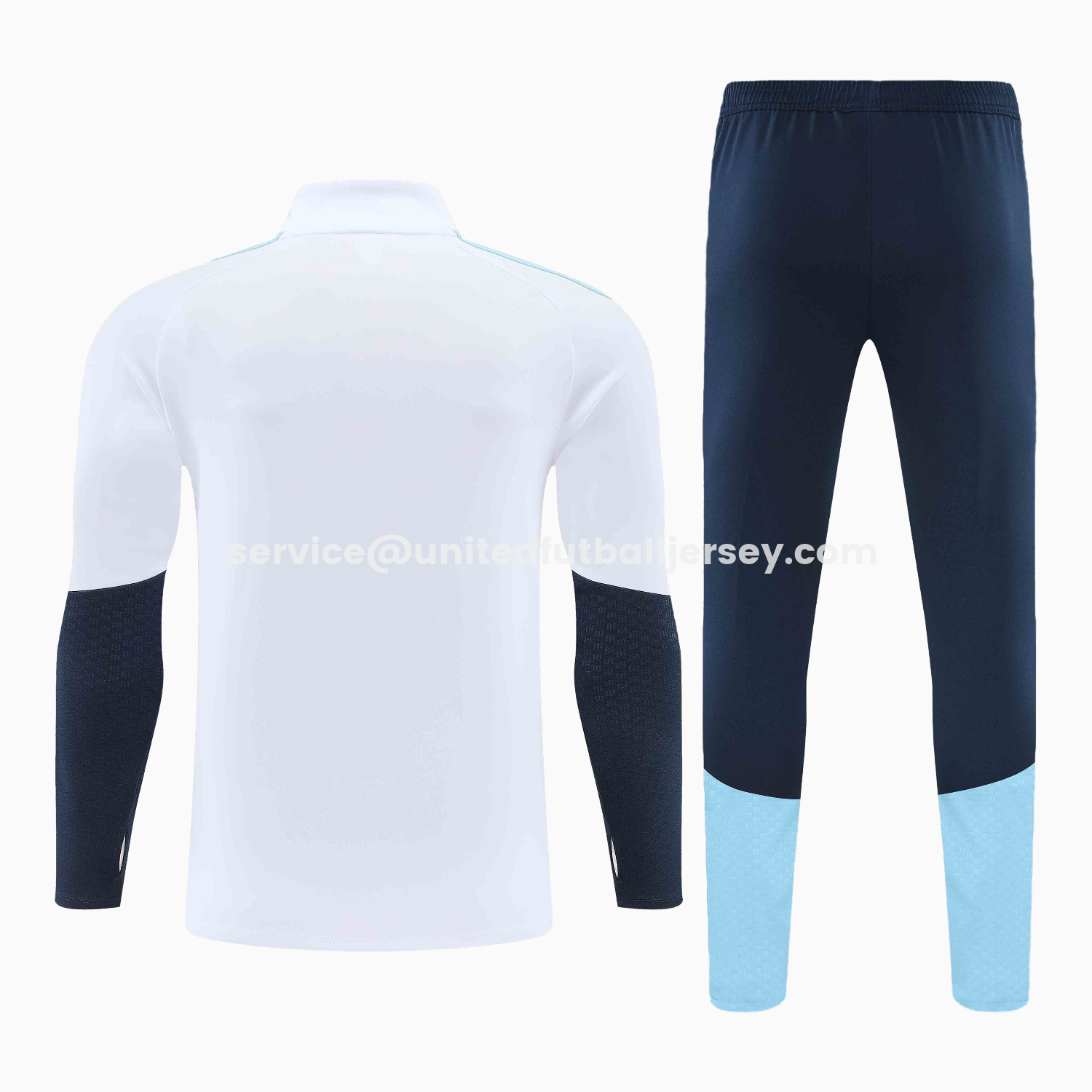 unitedfutballjersey-Argentina 2026 Kids Long Sleeve Training Set - White Top & Black Pants