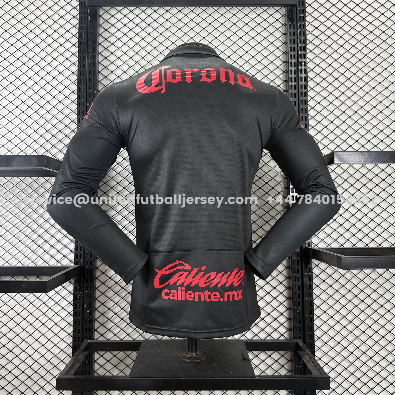 unitedfutballjersey-Toluca 25-26 Third Black Long Sleeves Jersey - Player Version