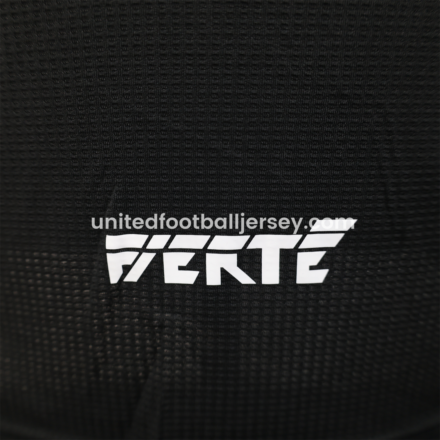 unitedfutballjersey-Algeria 25-26 Pure Black with White Chest Text Jersey - Player Version