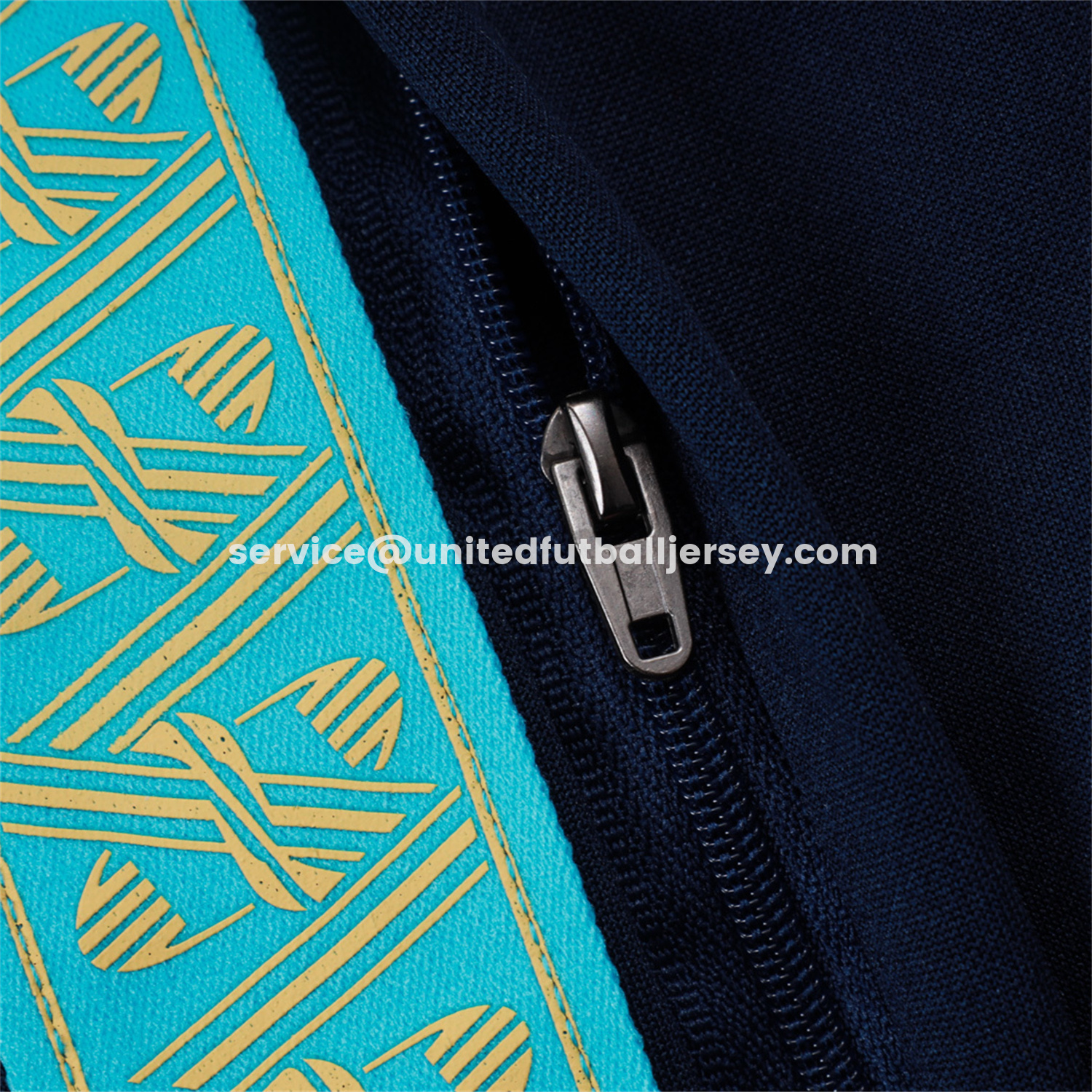 unitedfutballjersey-Marseille 25-26 Long Sleeve Training Set - White Top & Dark Blue Pants