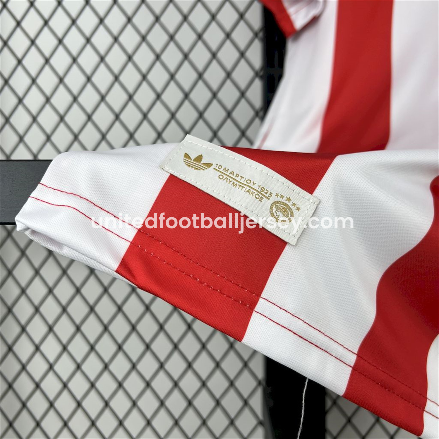 unitedfutballjersey-Olympiacos 2025 100 Years Anniversary Centenary Jersey - Fans Version