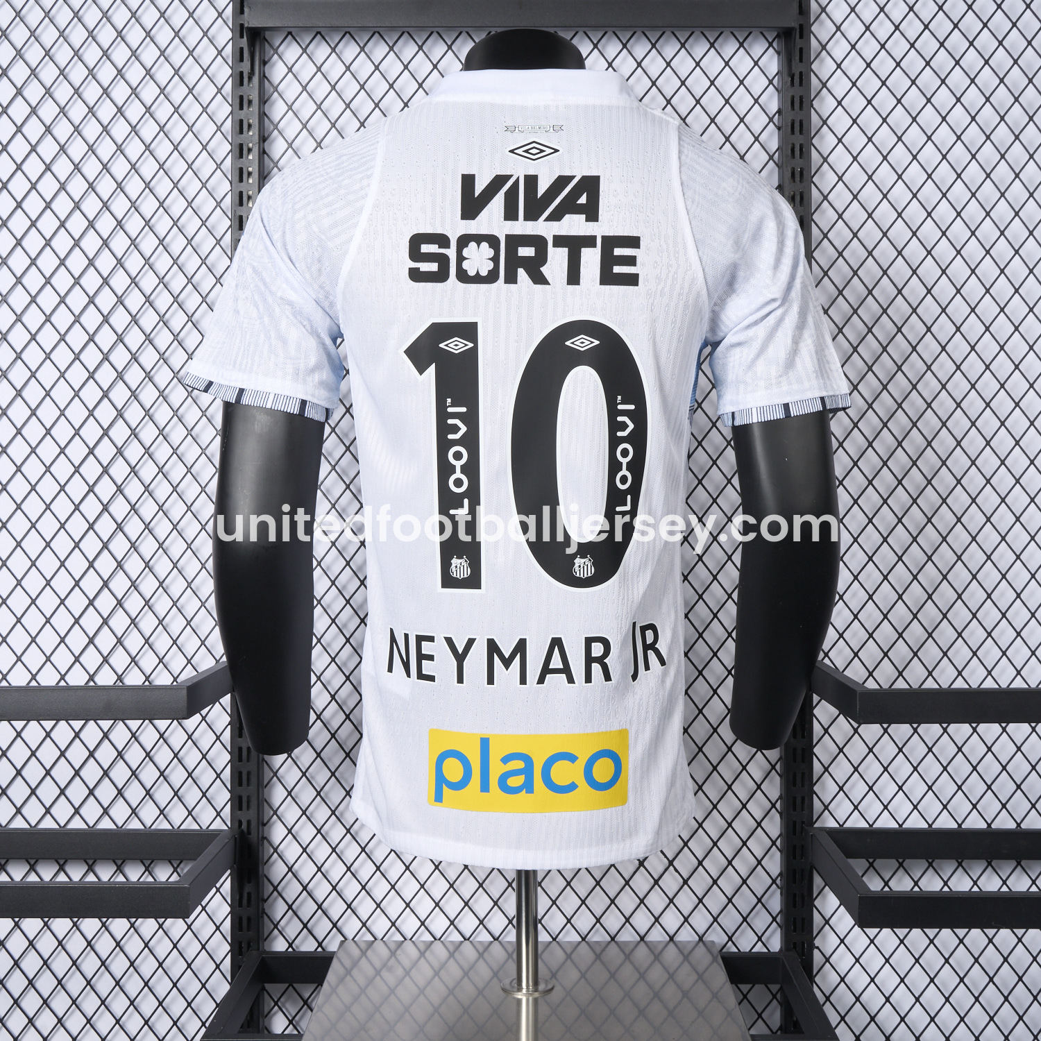 unitedfutballjersey-Santos 25-26 Home Jersey With Sponsors - Player Version