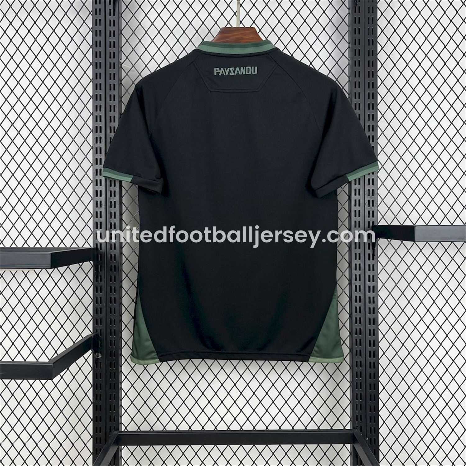 unitedfutballjersey-Paysandu 25-26 Black Training Unsponsored Jersey - Fans Version