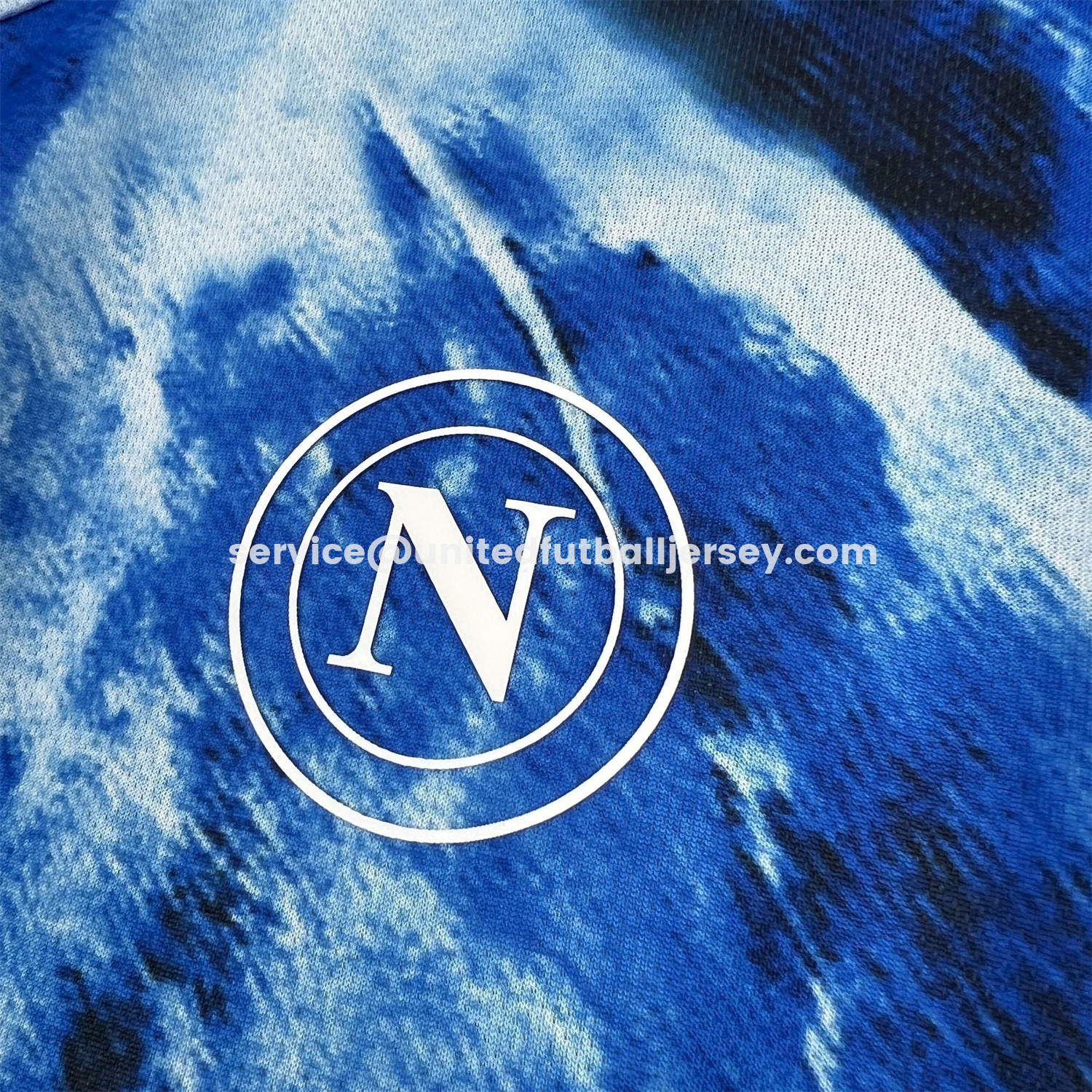 unitedfutballjersey-Napoli 25-26 Marechiaro Blue Special Jersey - Fans Version