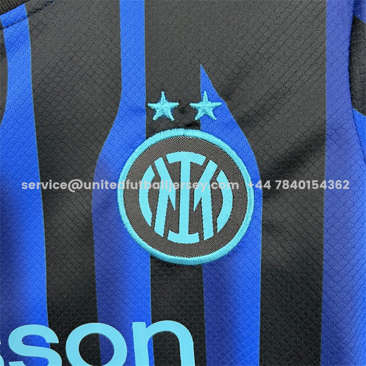 unitedfutballjersey-Inter Milan 25-26 Home Kids Kit