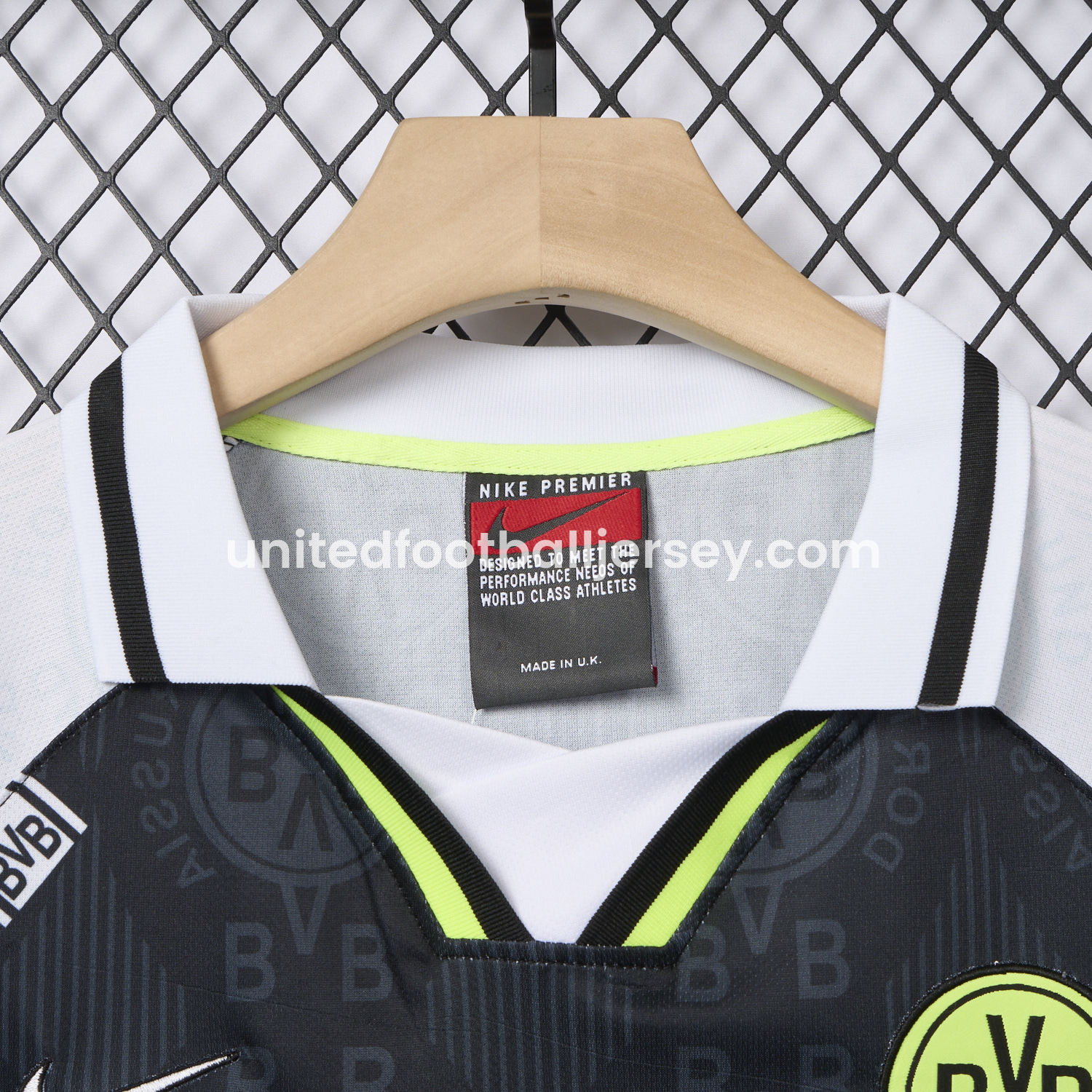 unitedfutballjersey-Retro Dortmund 1996-97 European Away Jersey