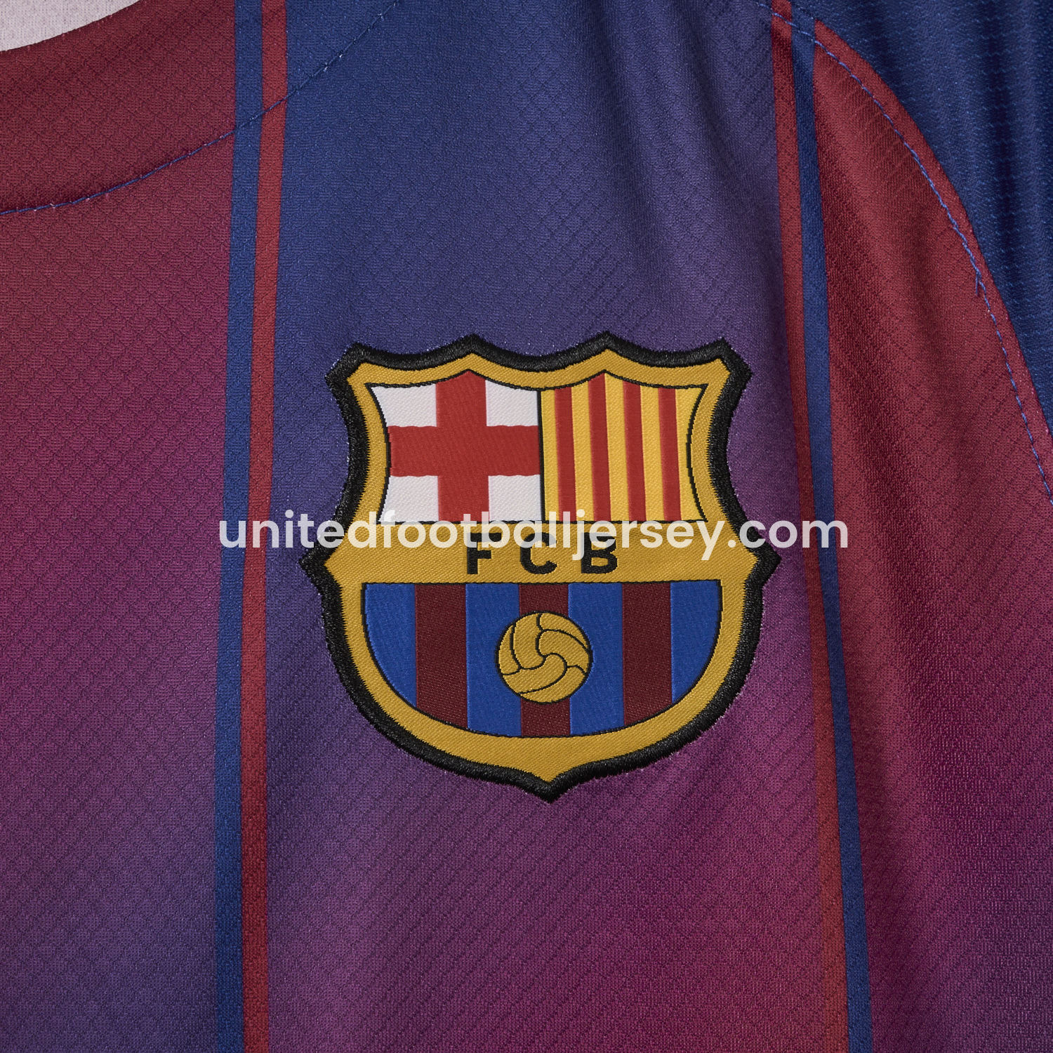 unitedfutballjersey-Barcelona 25-26 Home Jersey - Fans Version