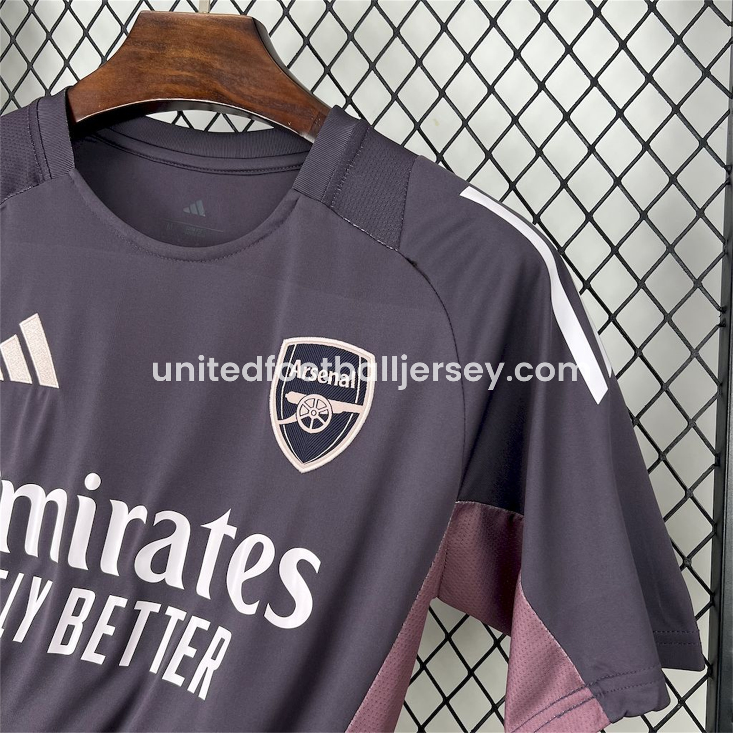 unitedfutballjersey-Arsenal 24-25 Deep Purple Training Jersey - Fans Version