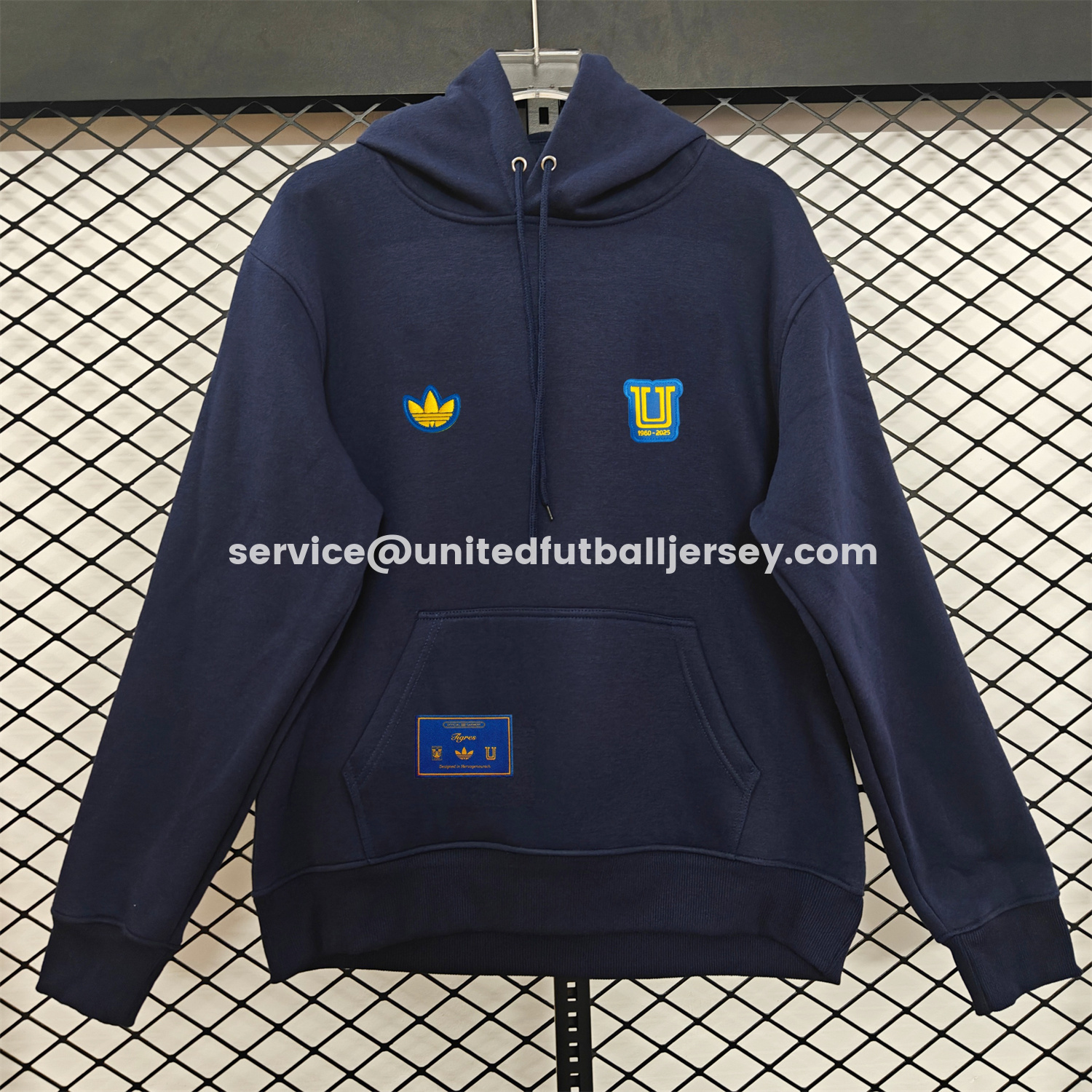 unitedfutballjersey-Tigres UANL 25-26 Originals Terrace Icon Unisex Pullover Hoodie