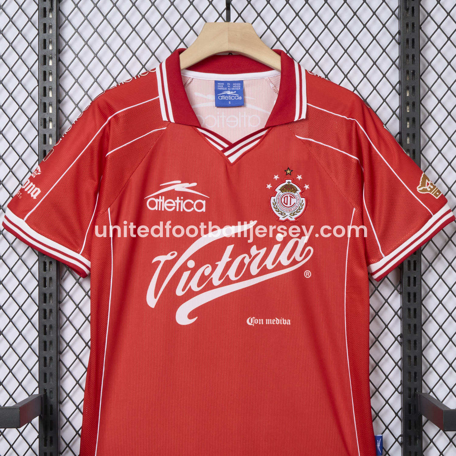 unitedfutballjersey-Retro Toluca 1999-00 Home Jersey