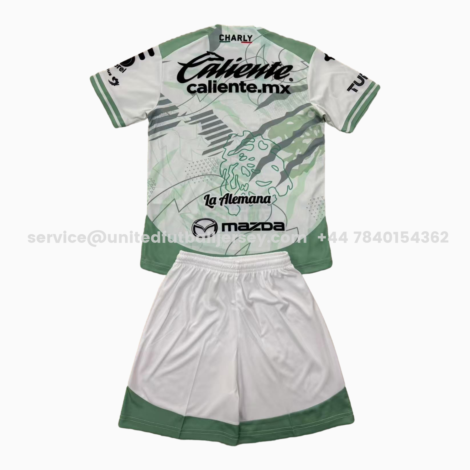 unitedfutballjersey-Club León 25-26 Away Men's Adult Jersey Set - Fans Version