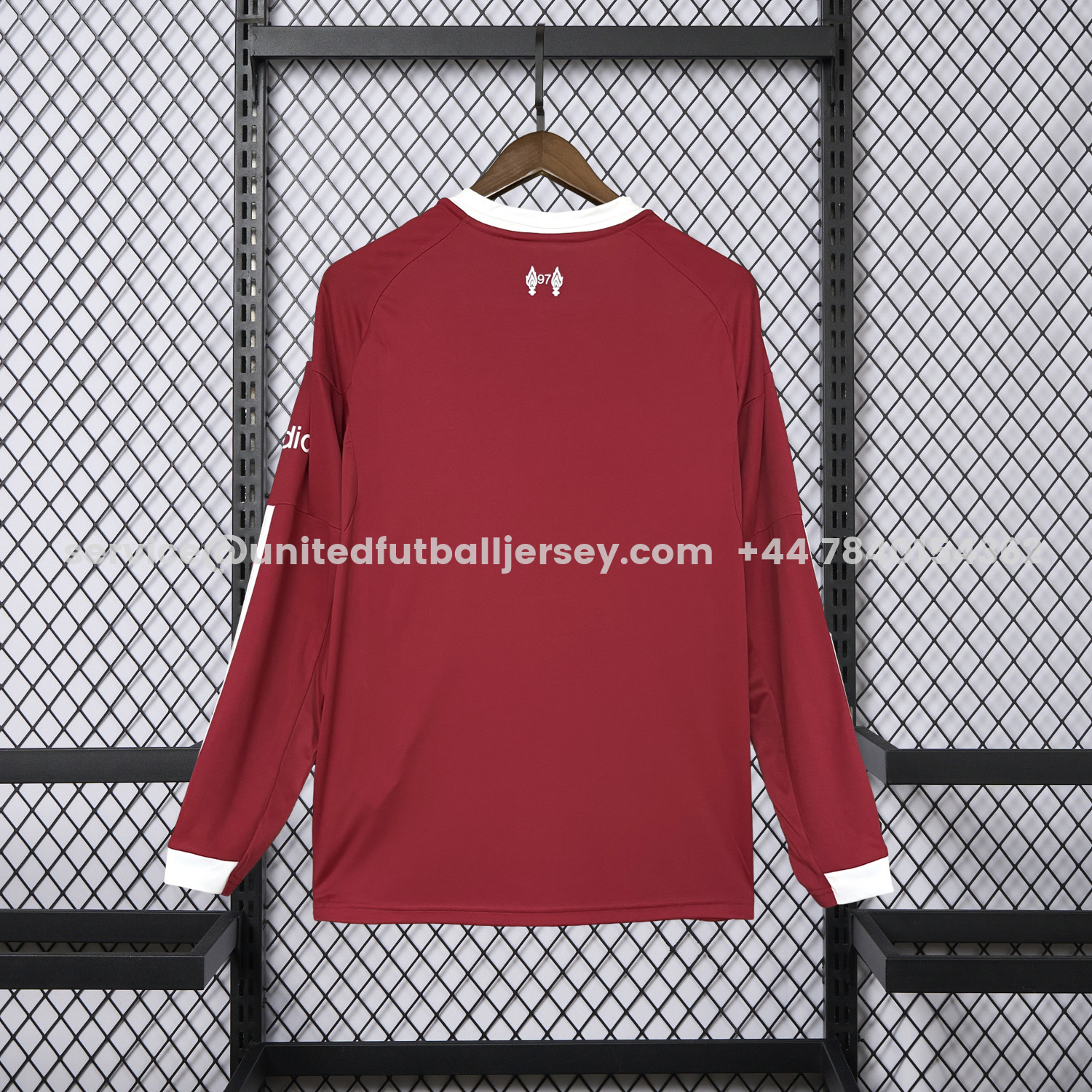 unitedfutballjersey-Liver.pool 25-26 Home Long Sleeves Jersey - Fans Version