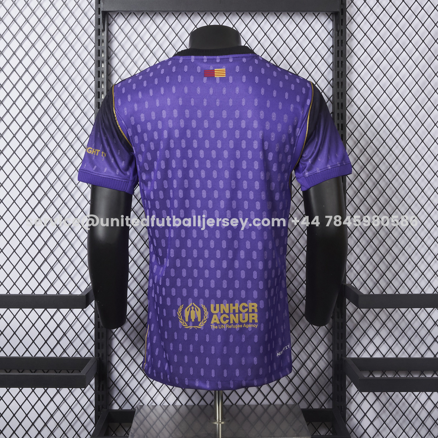 unitedfutballjersey-Barcelona 26-27 Away Purple-Black Gradient Jersey - Player Version