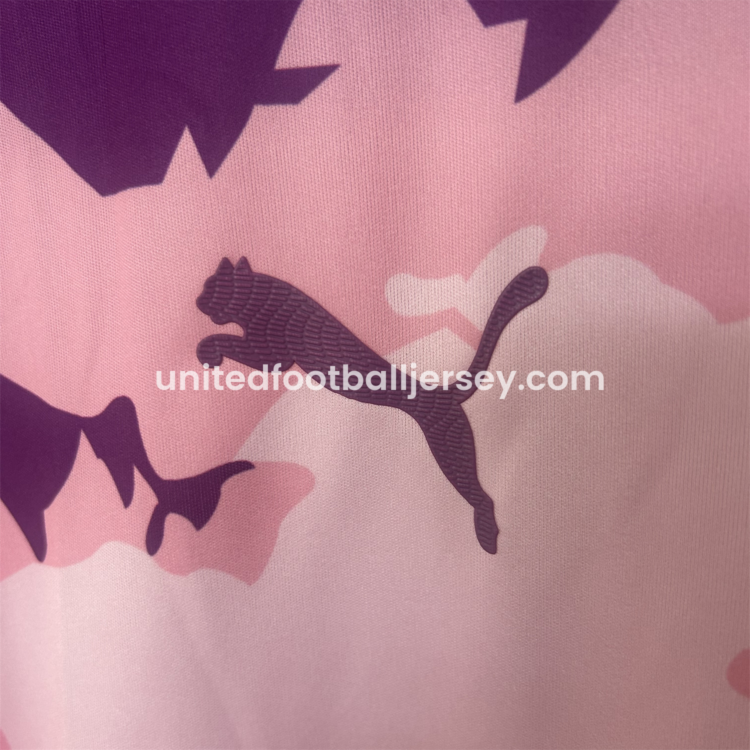 unitedfutballjersey-Morocco 25-26 Purple Pattern Pink Training Jersey - Fans Version