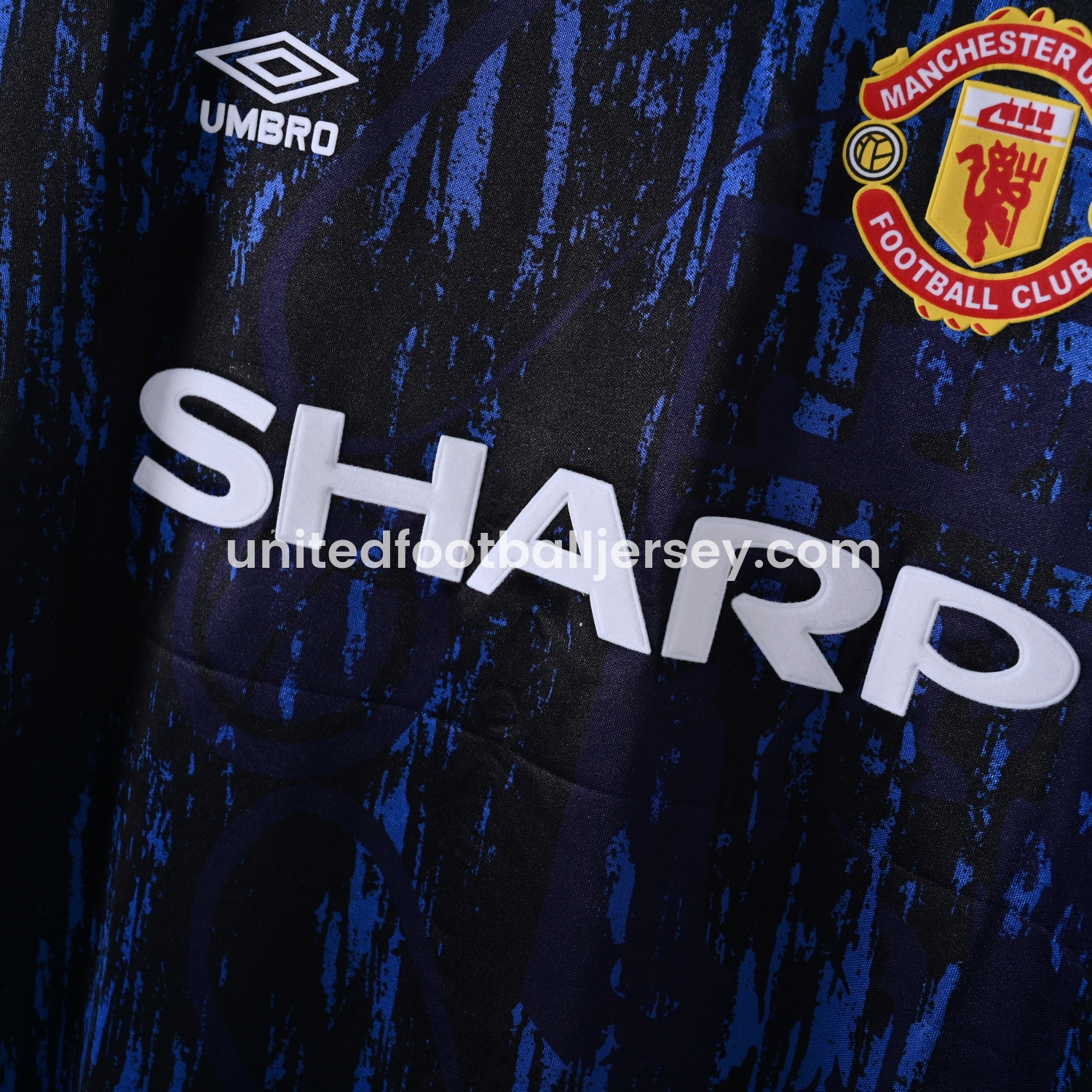 unitedfutballjersey-Retro Manchester United 92-94 Away Jersey