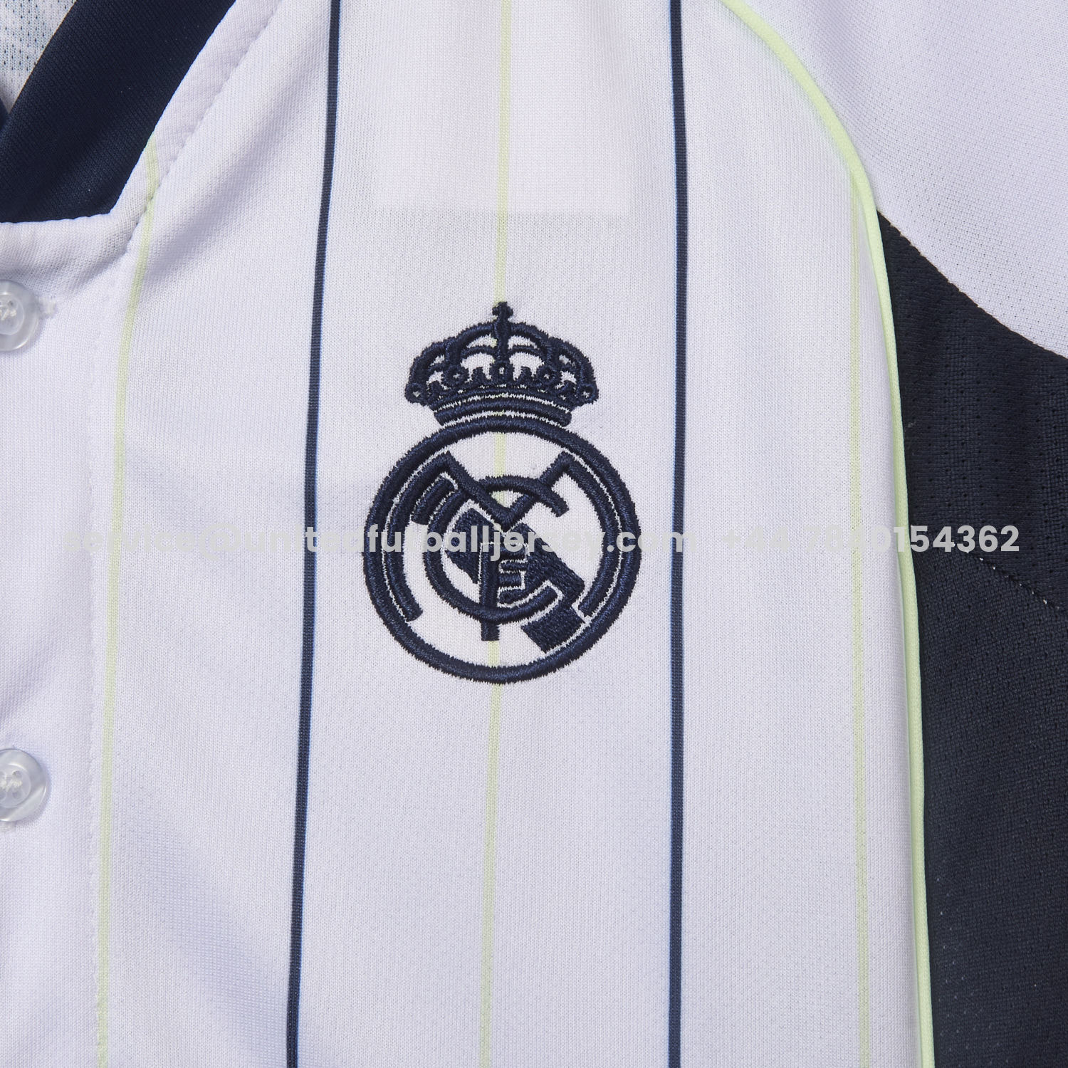 unitedfutballjersey-Real Madrid 25-26 White Baseball Kids Kit