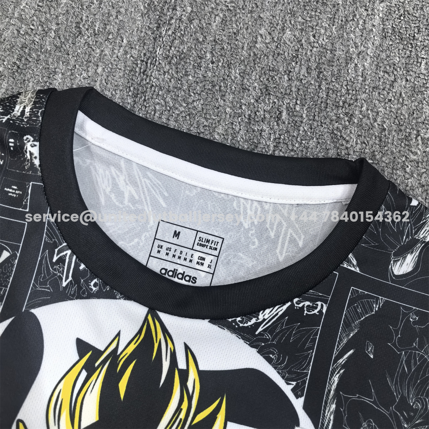 unitedfutballjersey-Japan 25-26 Son Goku Super Saiyan Black Jersey - Fans Version