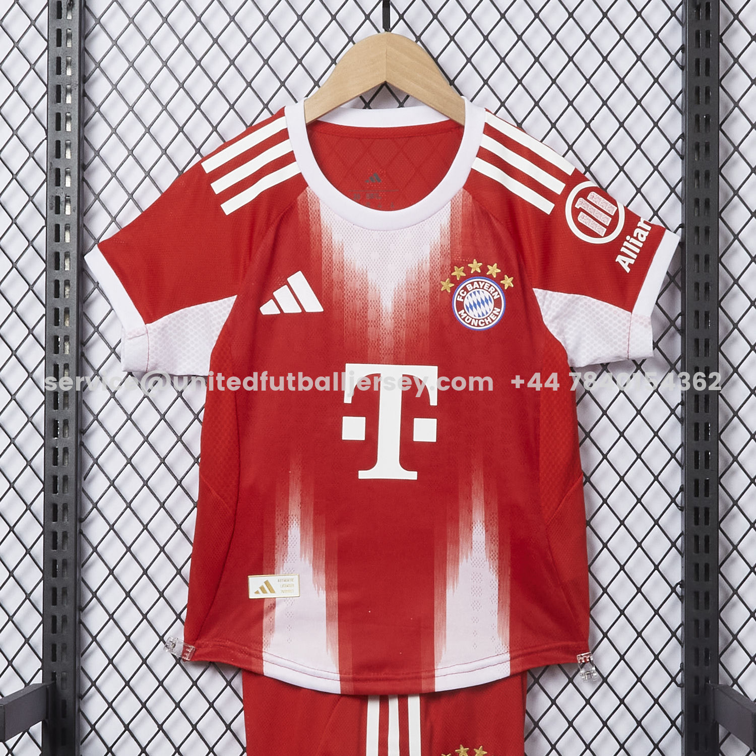 unitedfutballjersey-Bayern Munich 25-26 Home Kids Kit - Player Version