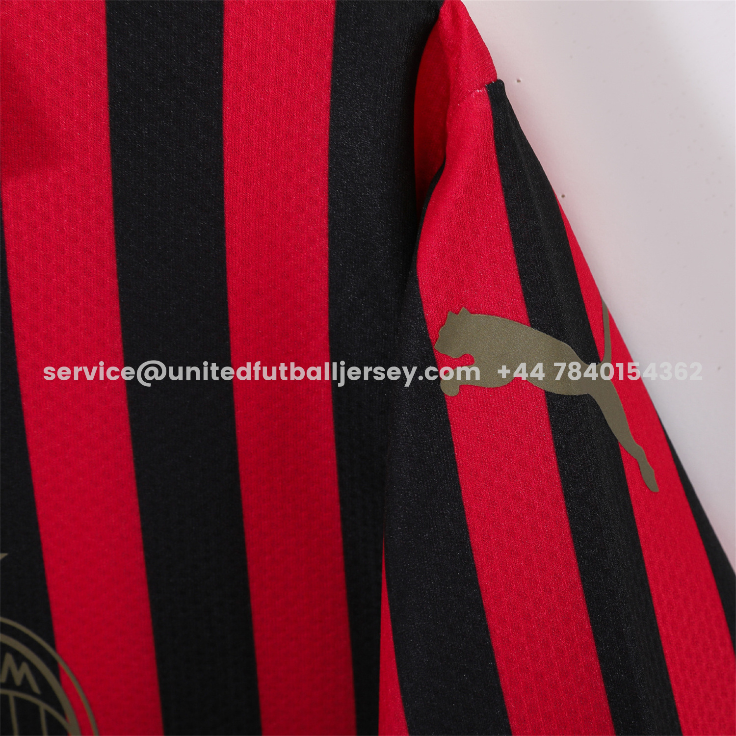 unitedfutballjersey-Retro AC Milan 2019 120th Anniversary Home Jersey