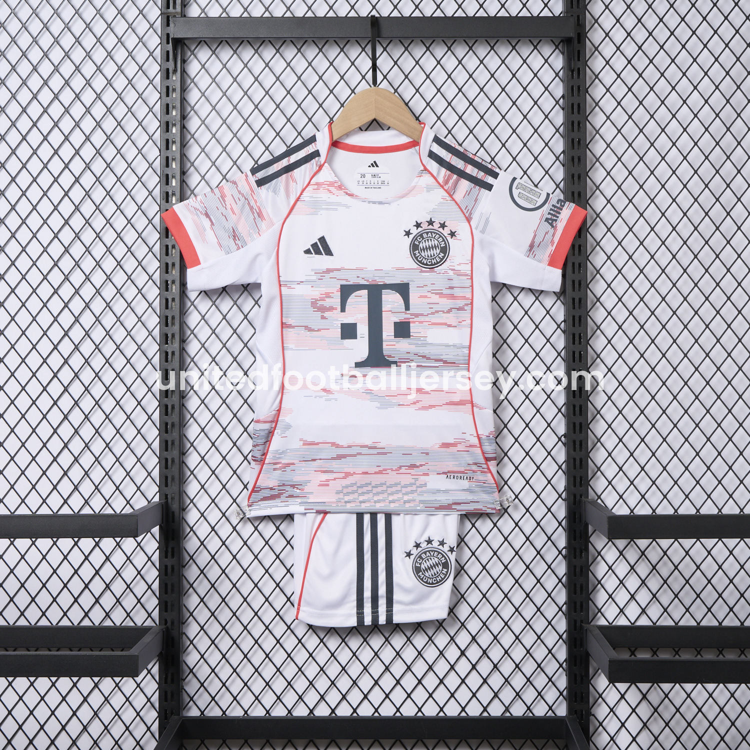 unitedfutballjersey-Bayern Munich 25-26 Away Kids Kit