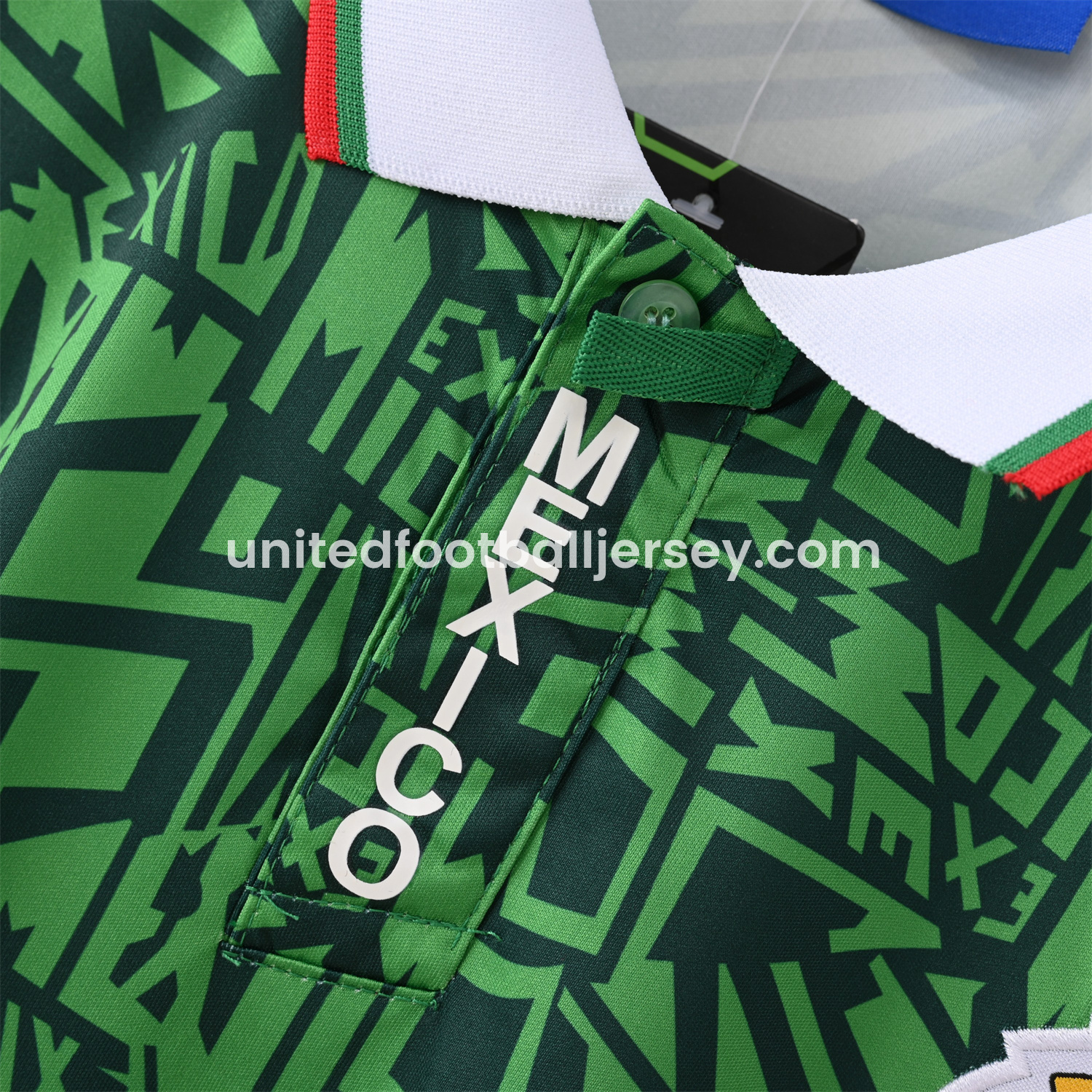 unitedfutballjersey-Retro Mexico 1994 Home Jersey