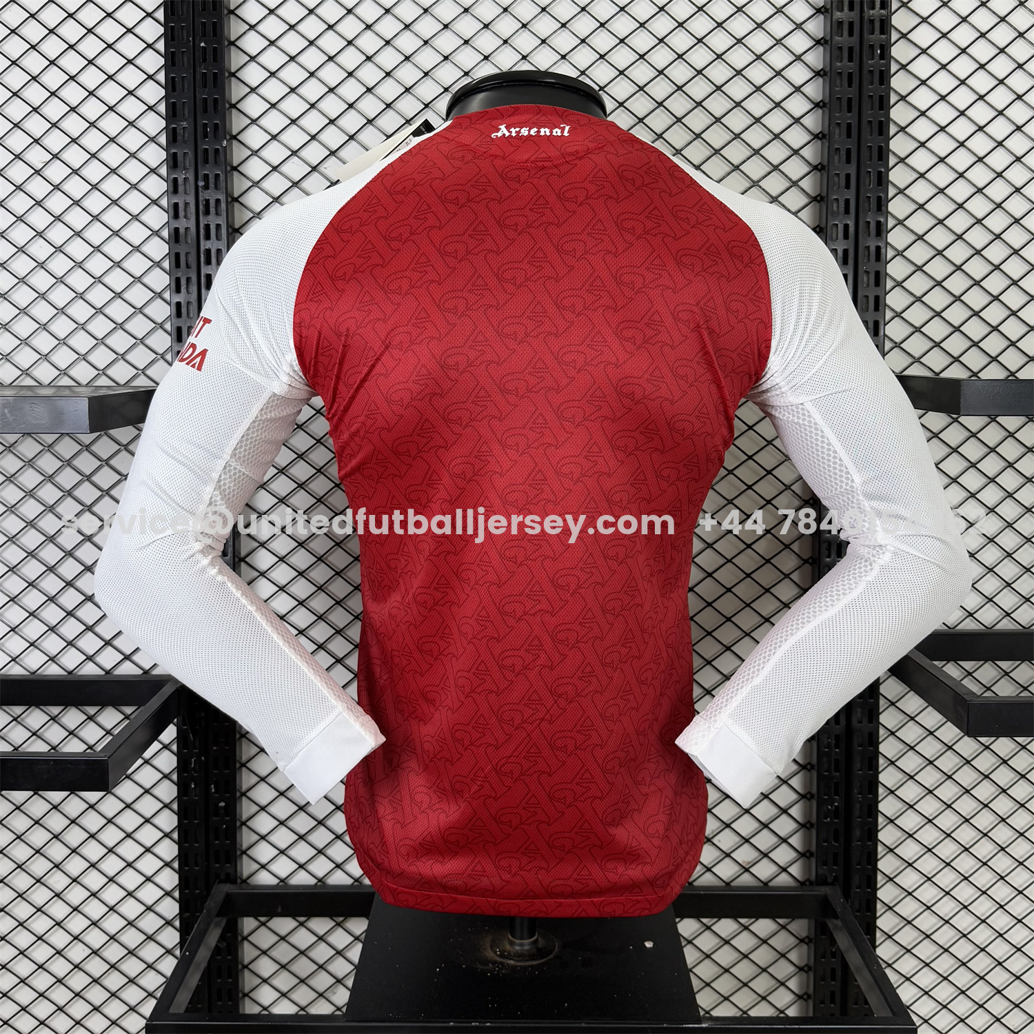 unitedfutballjersey-Arsenal 25-26 Home Long Sleeves Jersey - Player Version